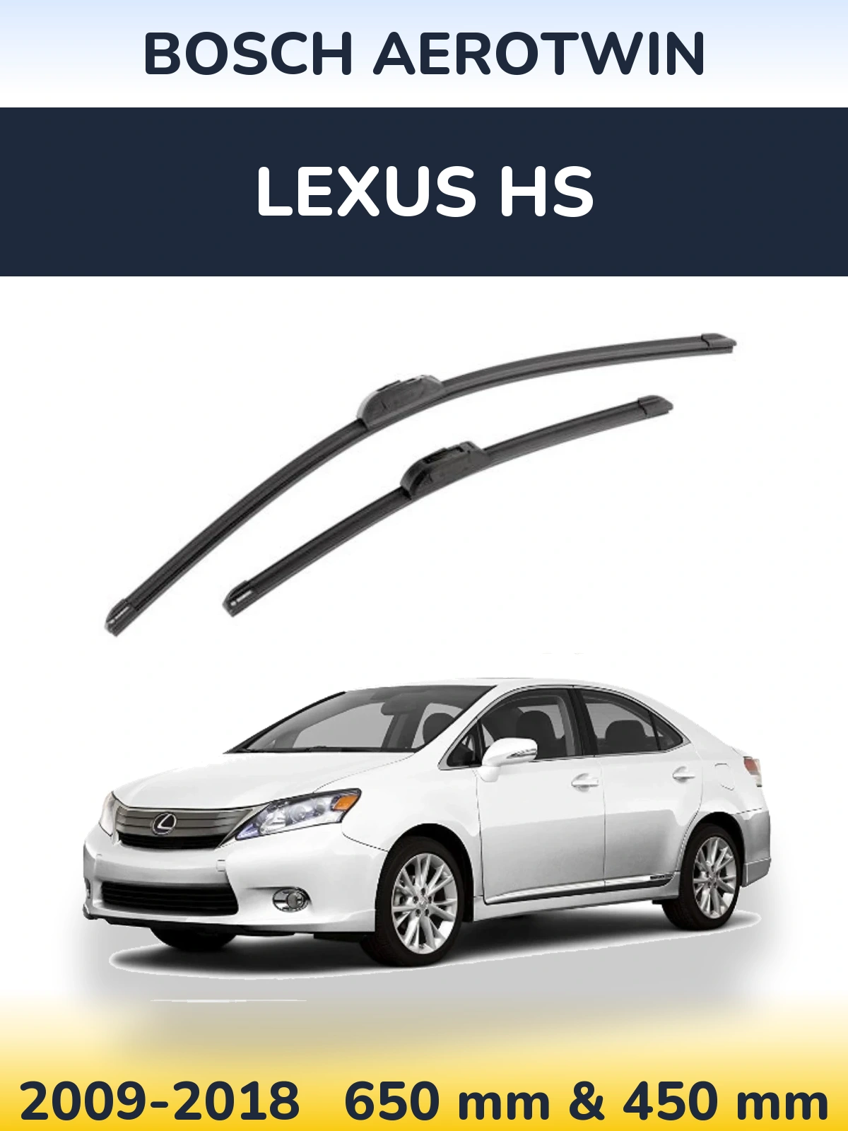 Ștergătoare BOSCH AeroTwin pentru Lexus HS