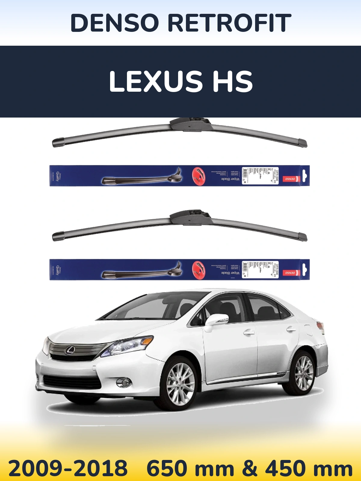 Ștergătoare Denso Retrofit pentru Lexus HS
