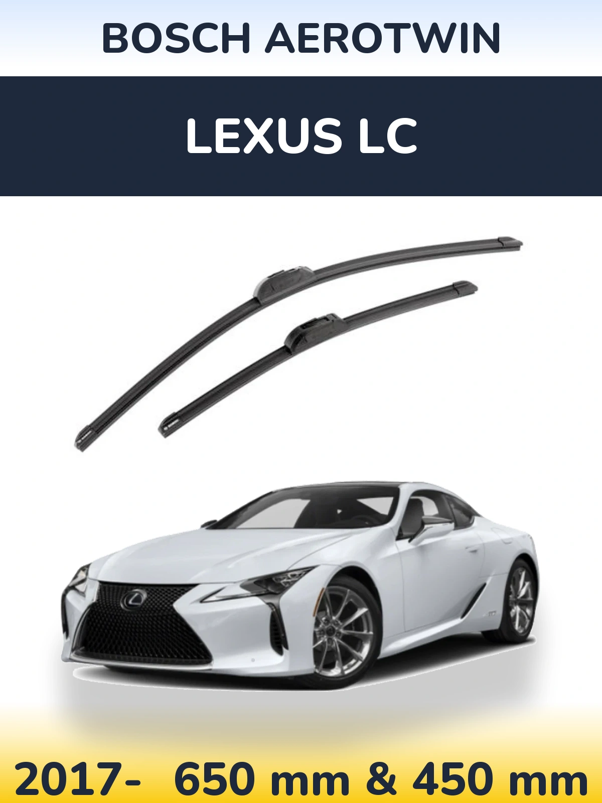 Ștergătoare BOSCH AeroTwin pentru Lexus LC
