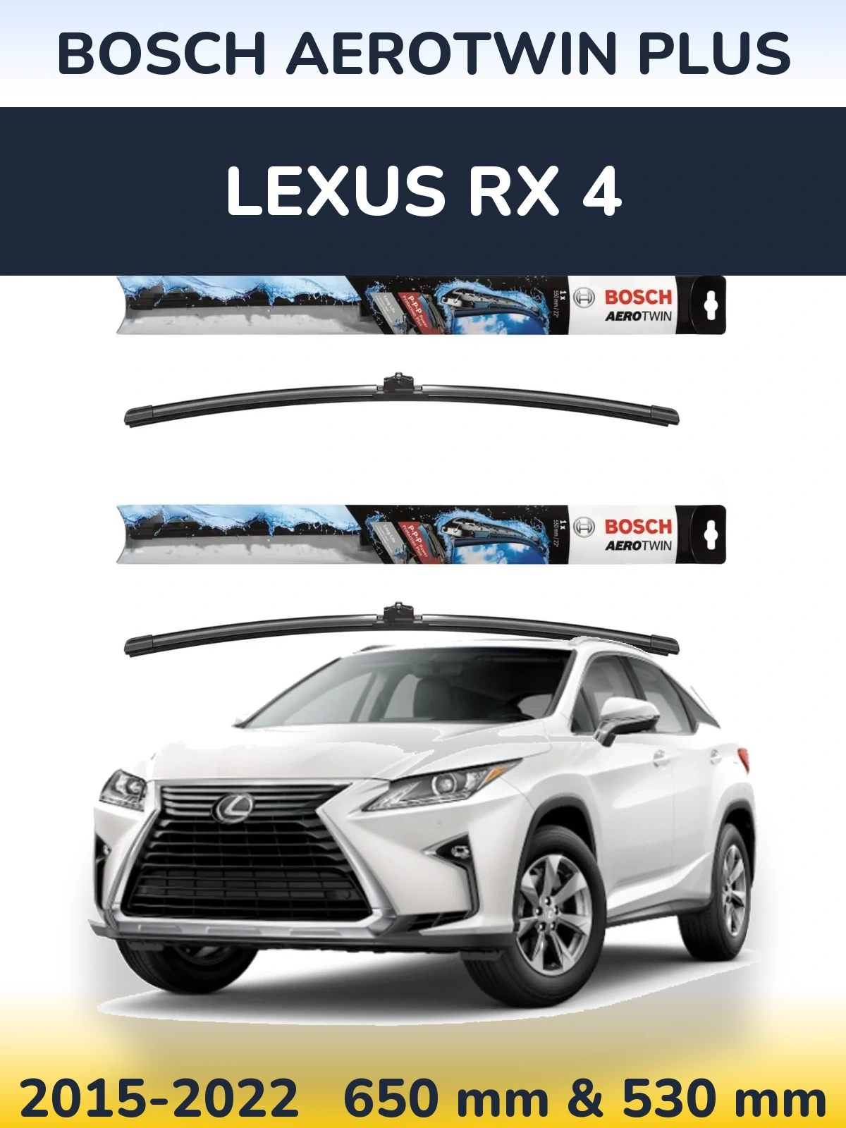 Ștergătoare BOSCH AeroTwin Plus pentru Lexus RX 4