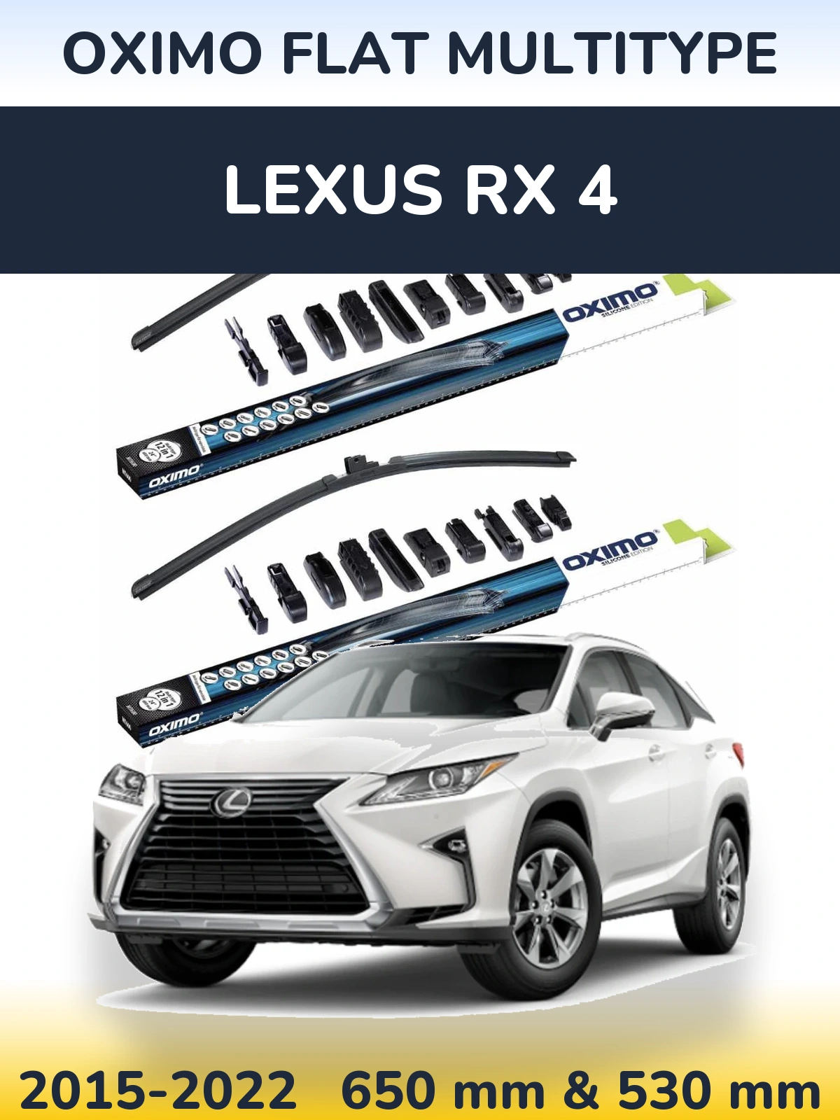 Ștergătoare Oximo Flat MultiTipe pentru Lexus RX 4