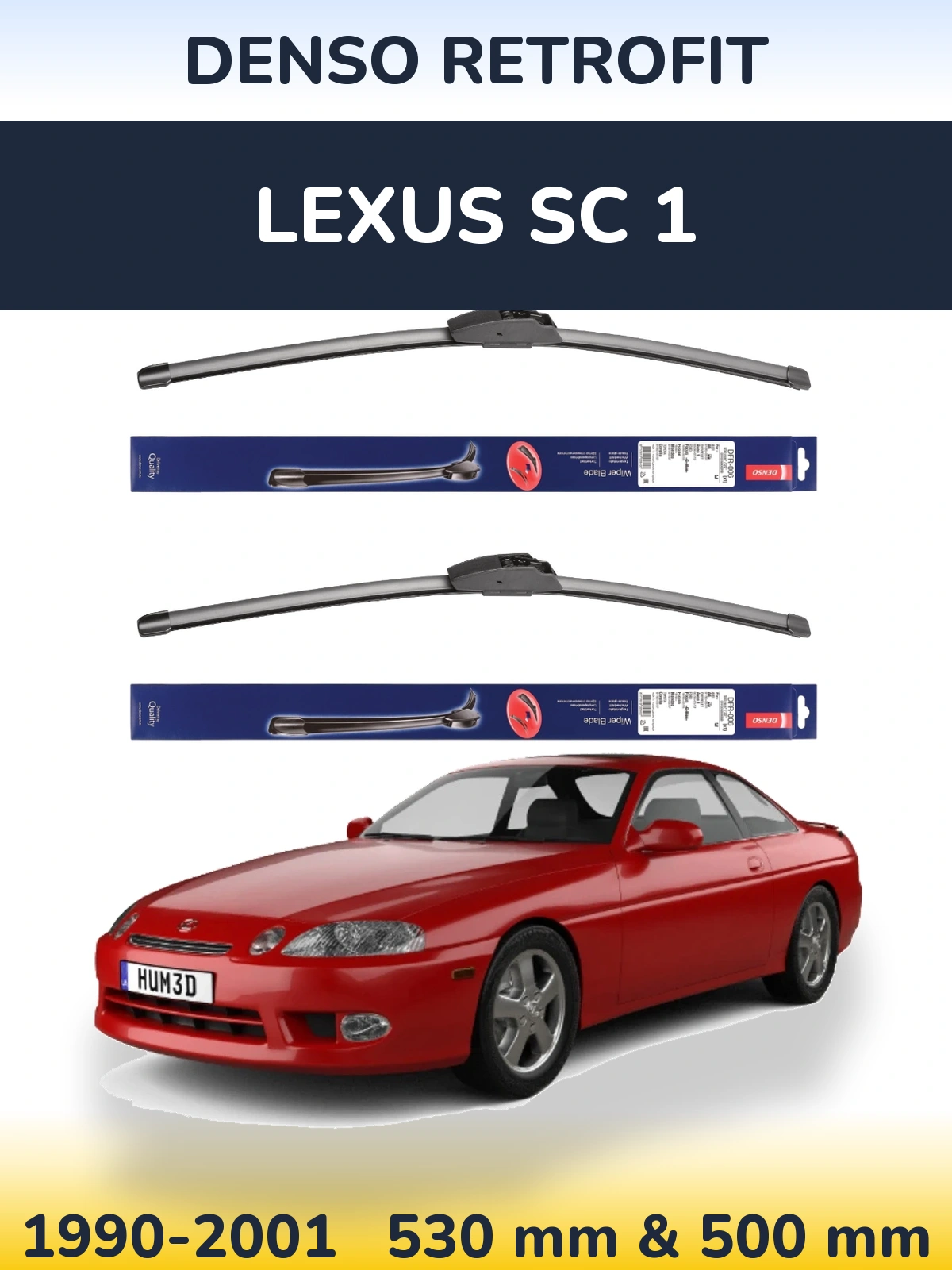 Ștergătoare Denso Retrofit pentru Lexus SC 1