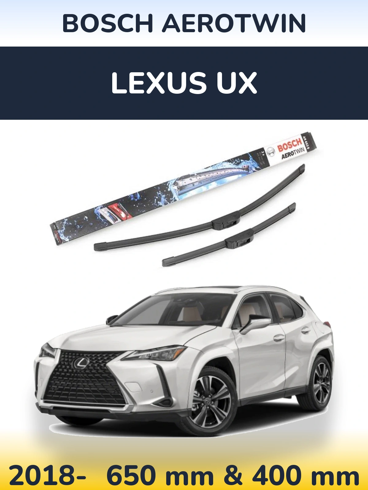 Ștergătoare BOSCH AeroTwin pentru Lexus UX