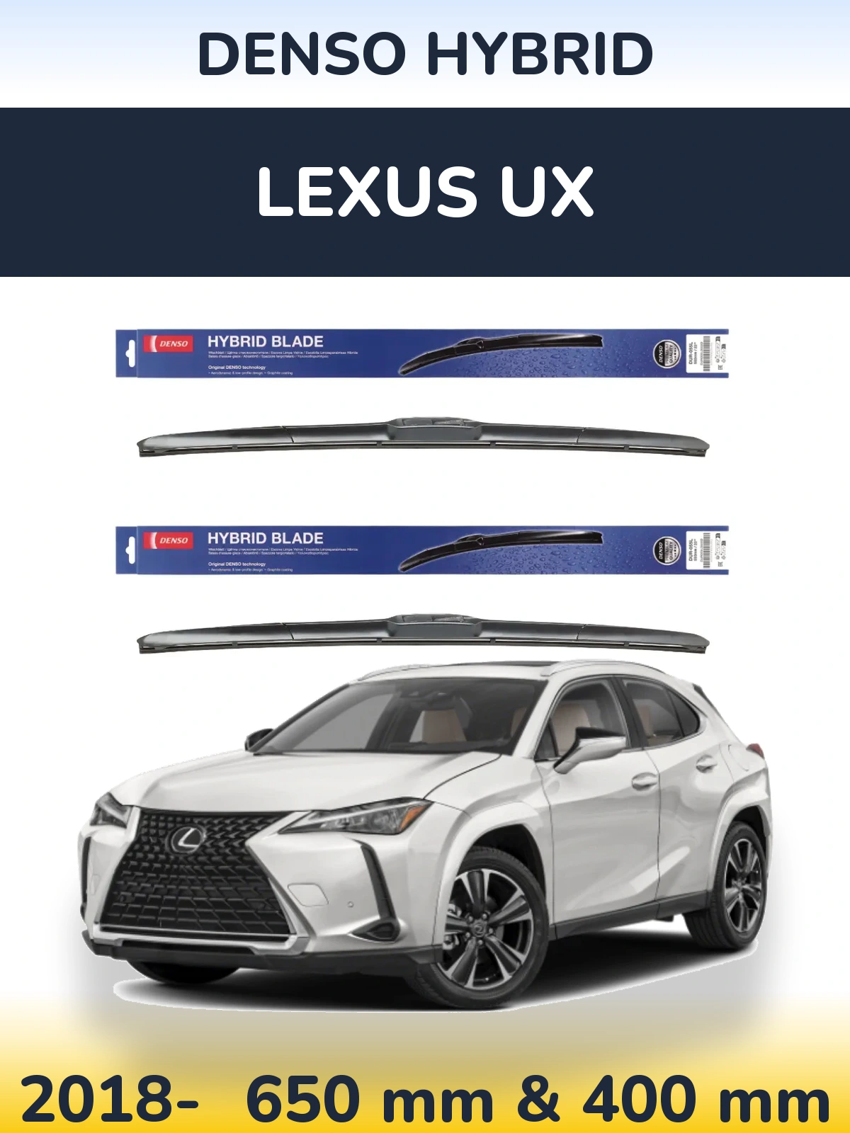 Ștergătoare Denso Hybrid pentru Lexus UX