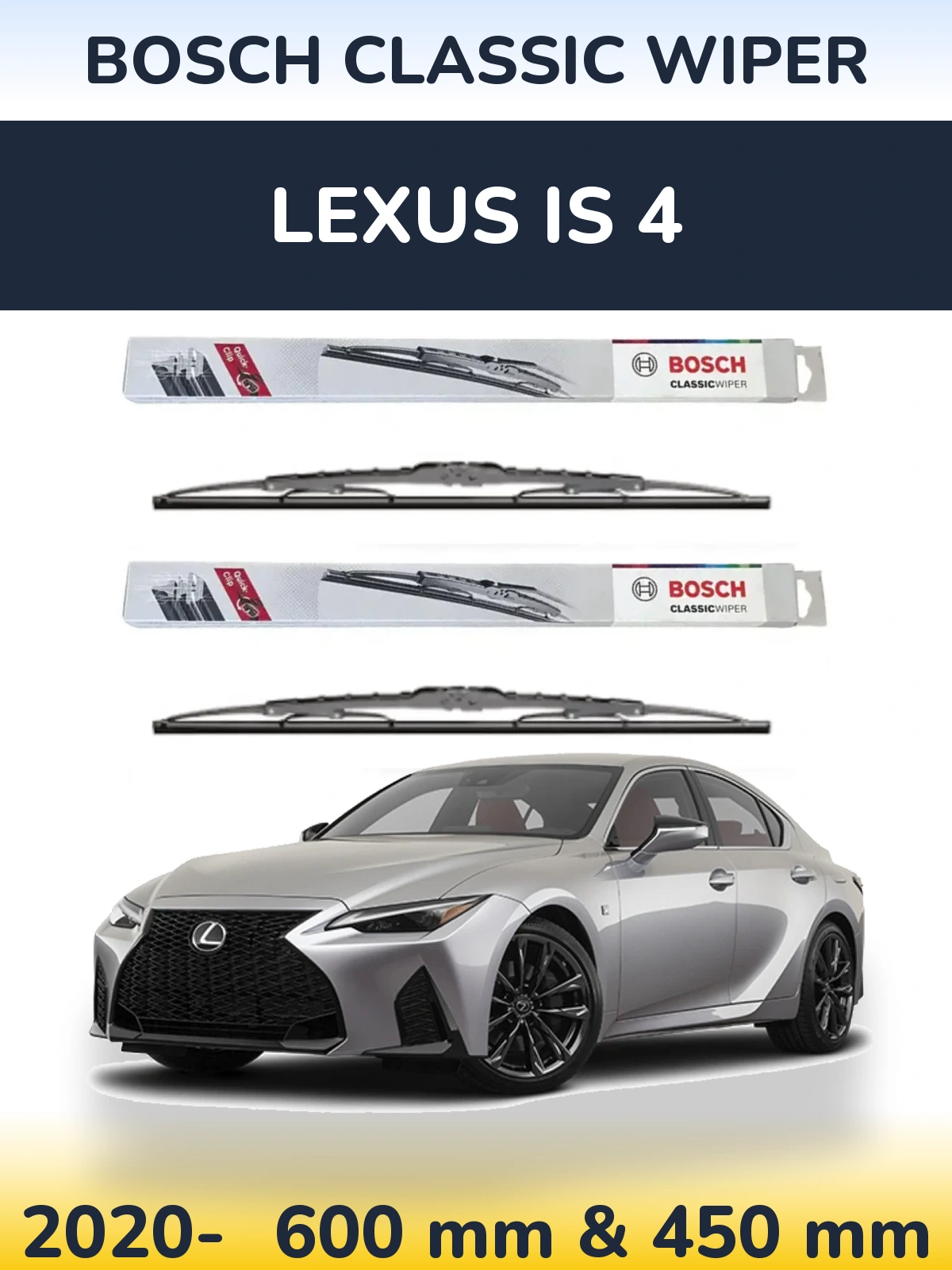 Ștergătoare BOSCH Classic Wiper pentru Lexus IS 4