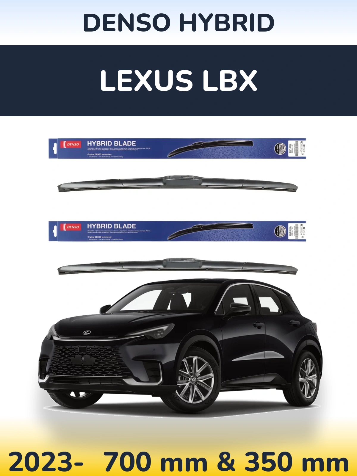 Ștergătoare Denso Hybrid pentru Lexus LBX