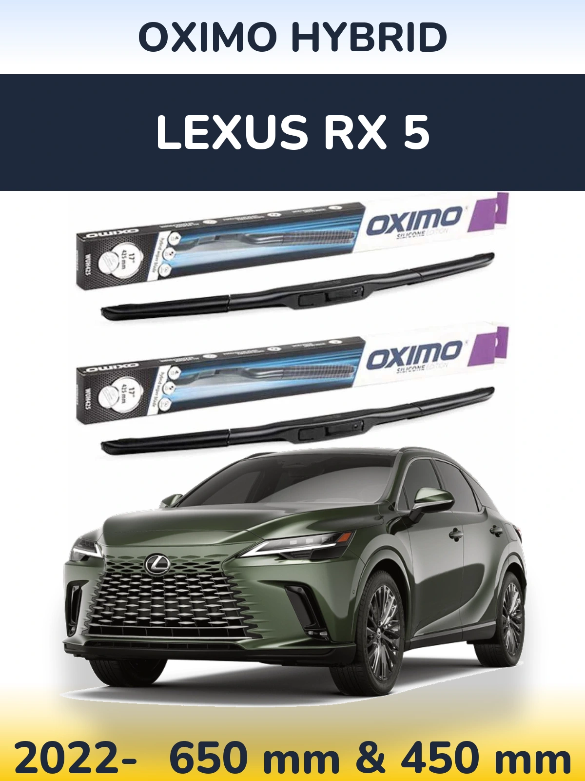 Ștergătoare Oximo Hybrid pentru Lexus RX 5