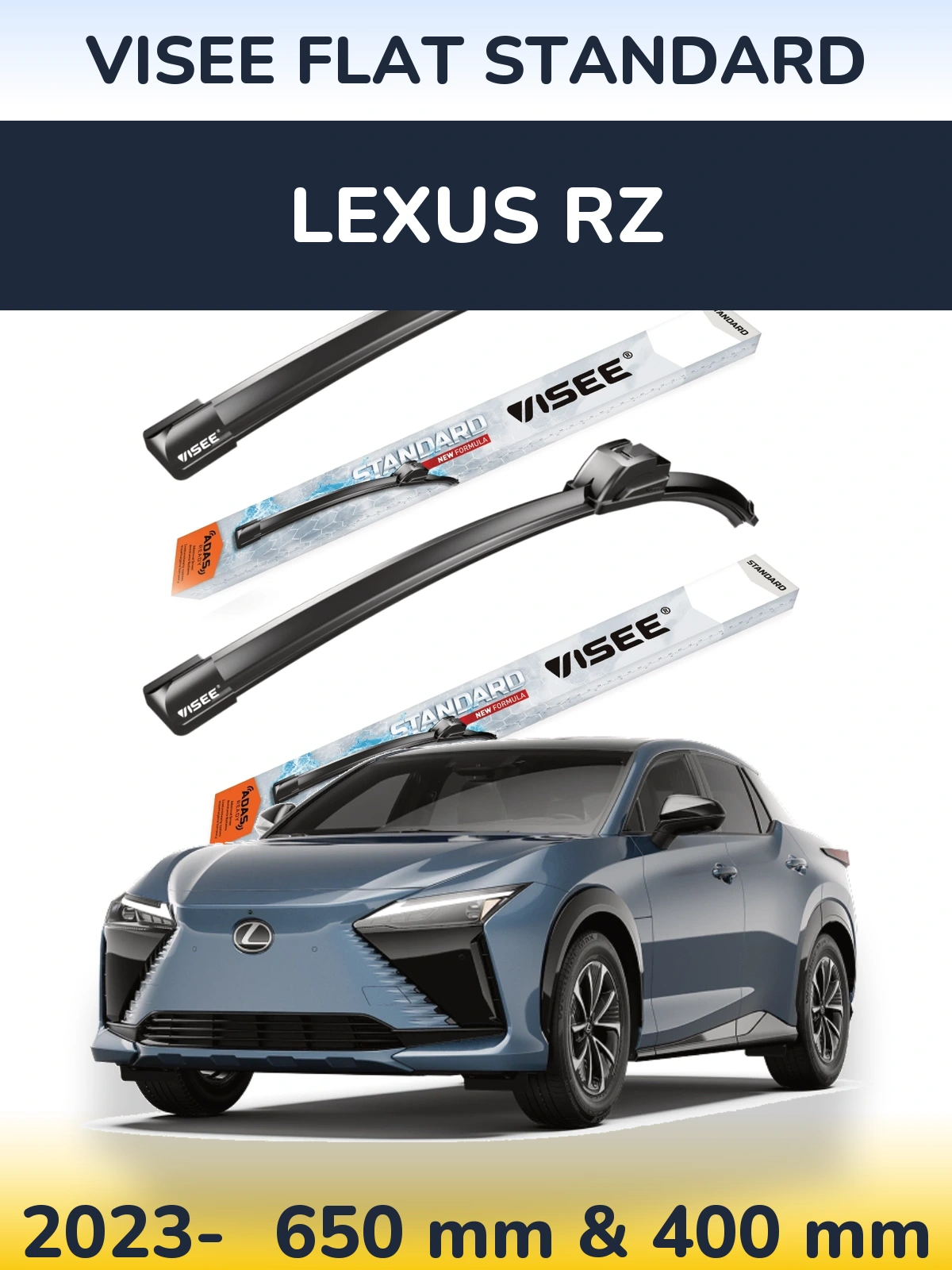 Ștergătoare VISEE FLAT STANDARD pentru Lexus RZ