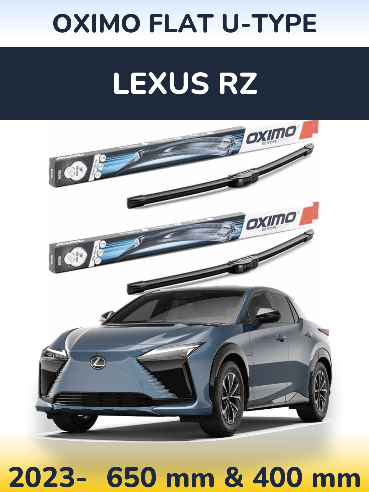 Ștergătoare Oximo Flat U-type pentru Lexus RZ