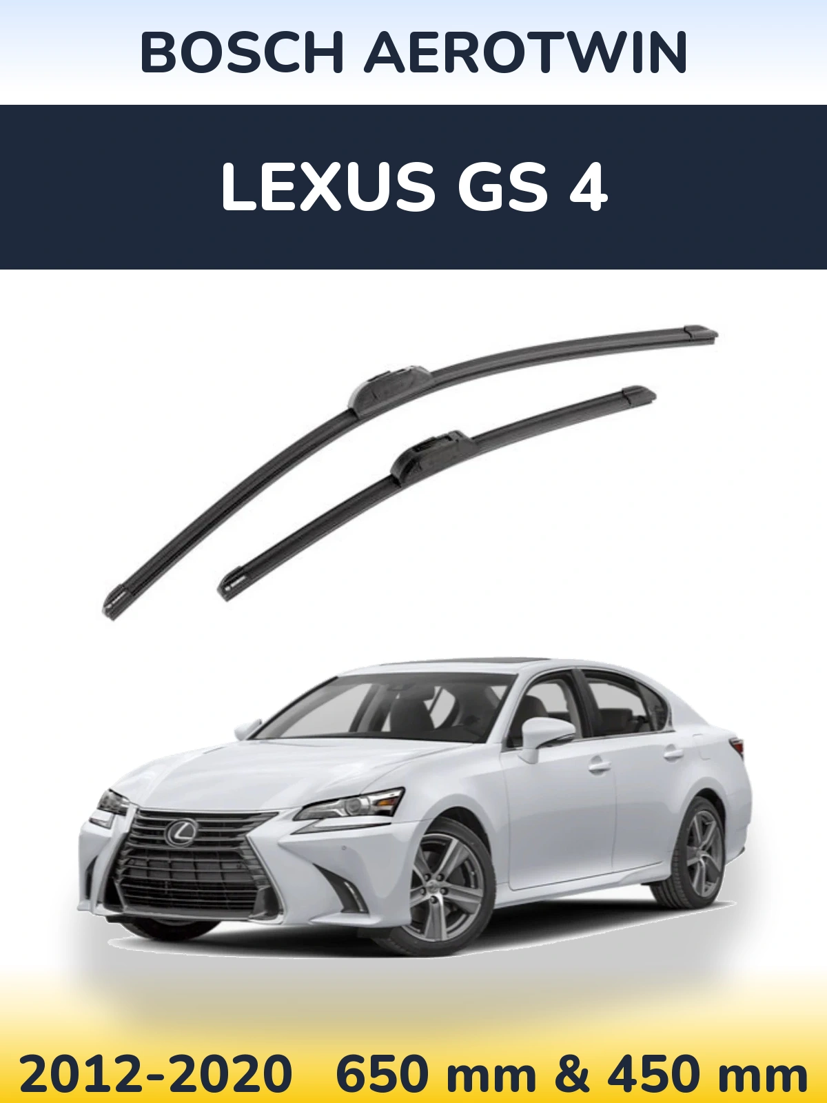 Ștergătoare BOSCH AeroTwin pentru Lexus GS 4