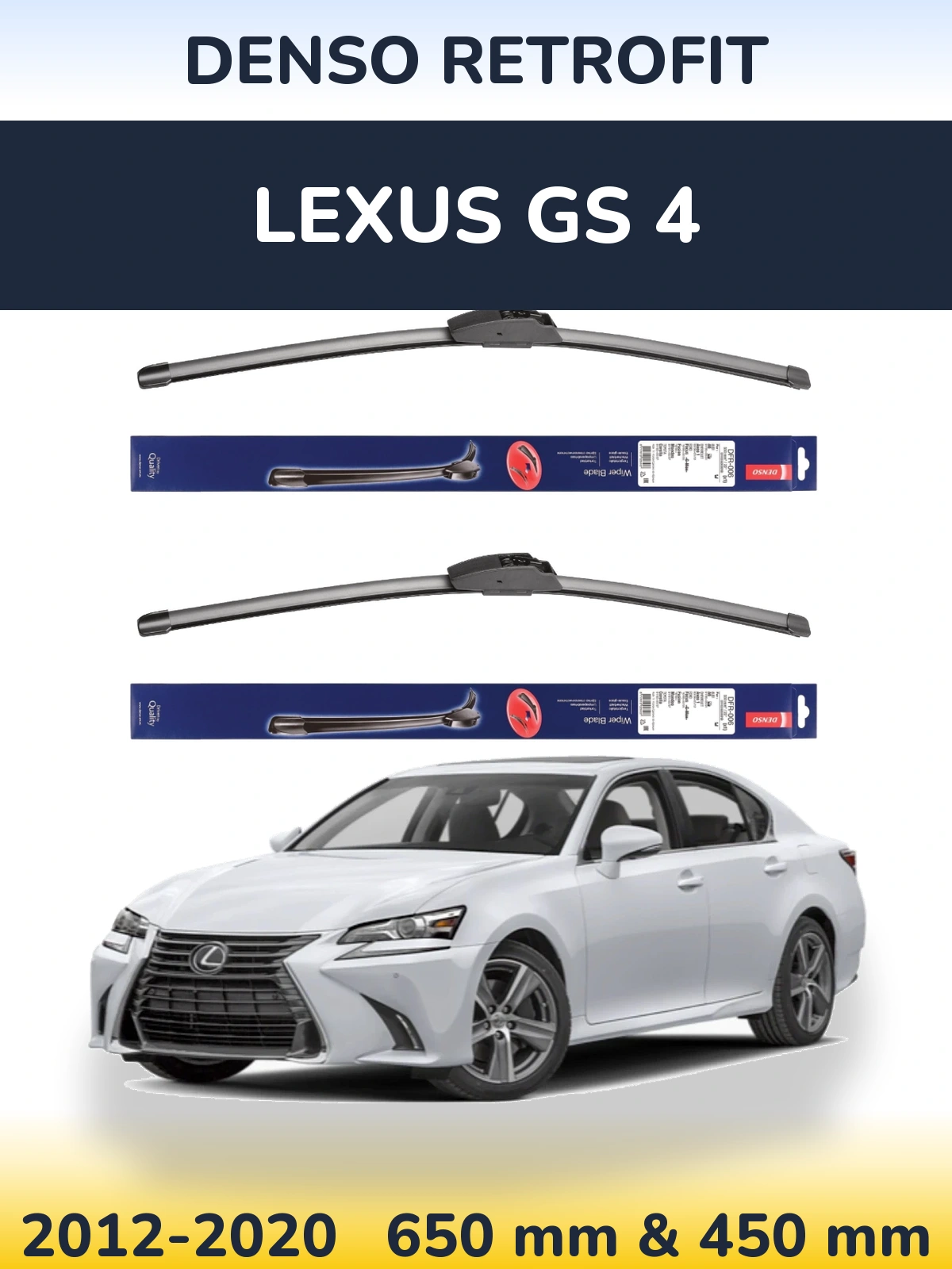 Ștergătoare Denso Retrofit pentru Lexus GS 4
