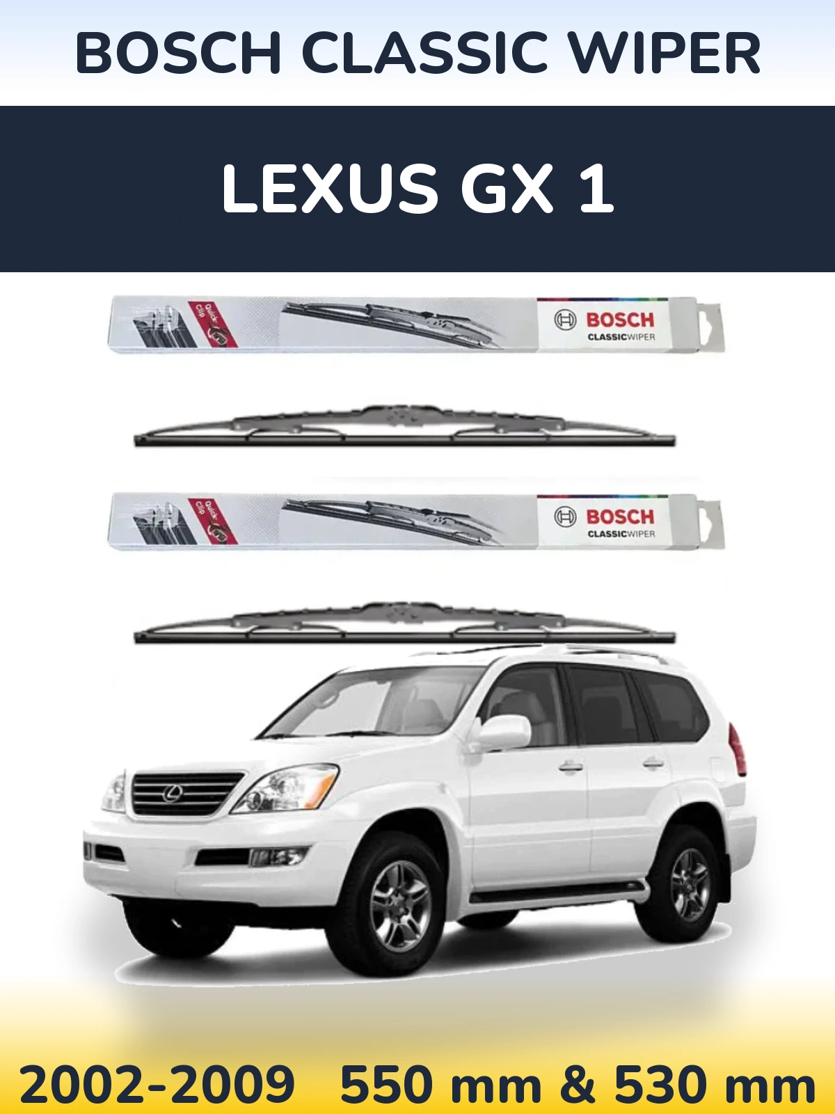 Ștergătoare BOSCH Classic Wiper pentru Lexus GX 1