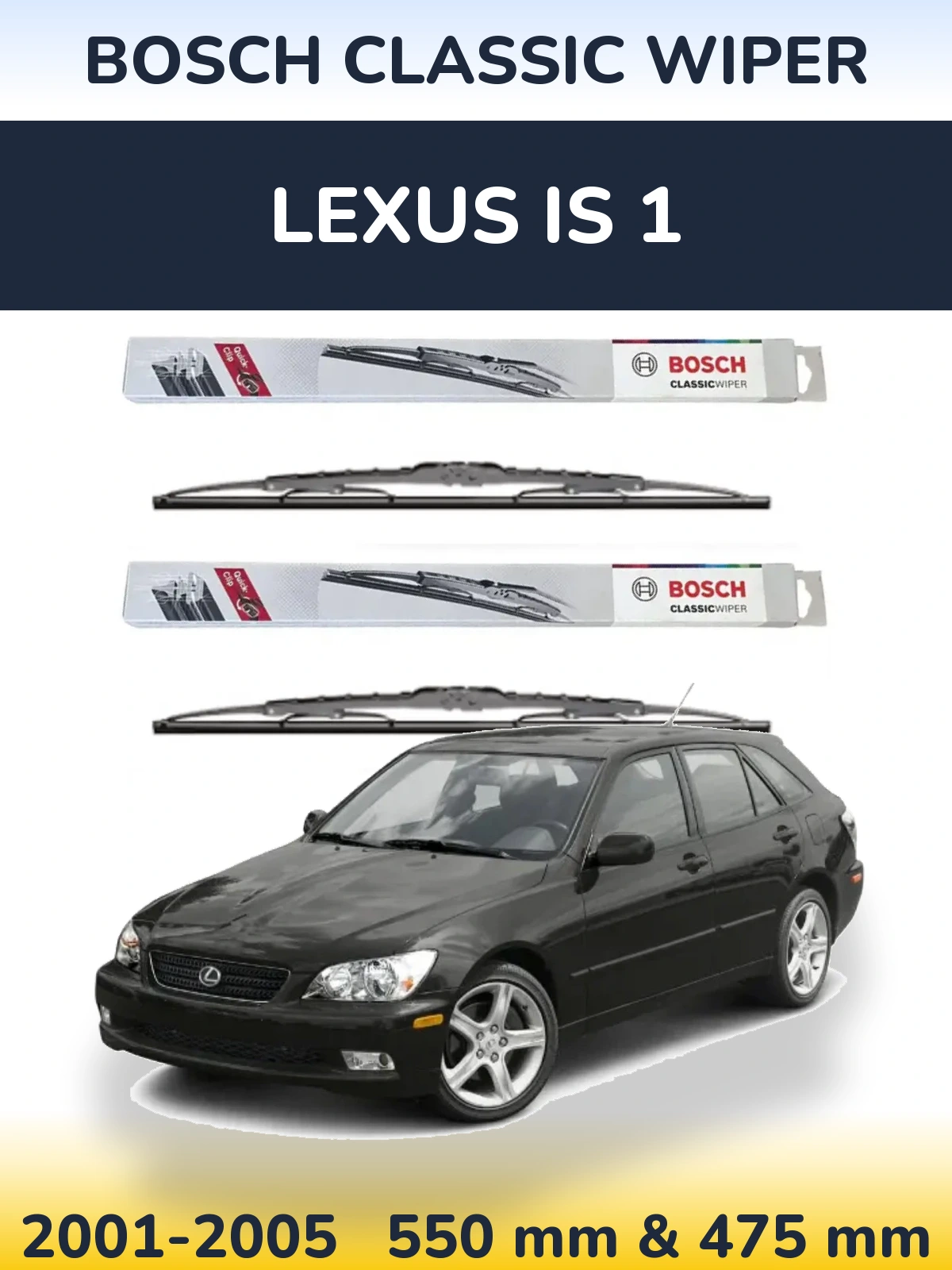 Ștergătoare BOSCH Classic Wiper pentru Lexus IS 1