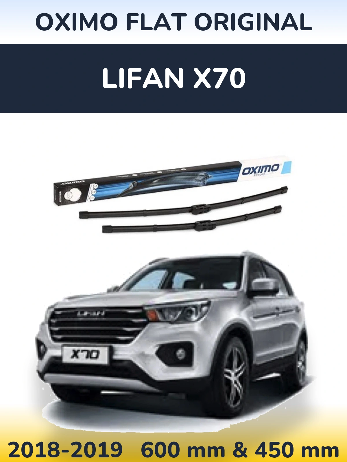 Ștergătoare Oximo Flat Original pentru Lifan X70