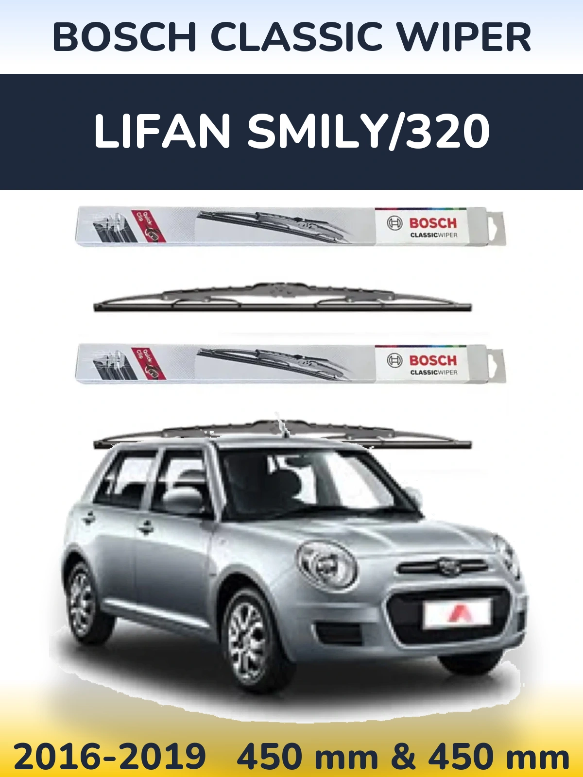 Ștergătoare BOSCH Classic Wiper pentru Lifan Smily/320