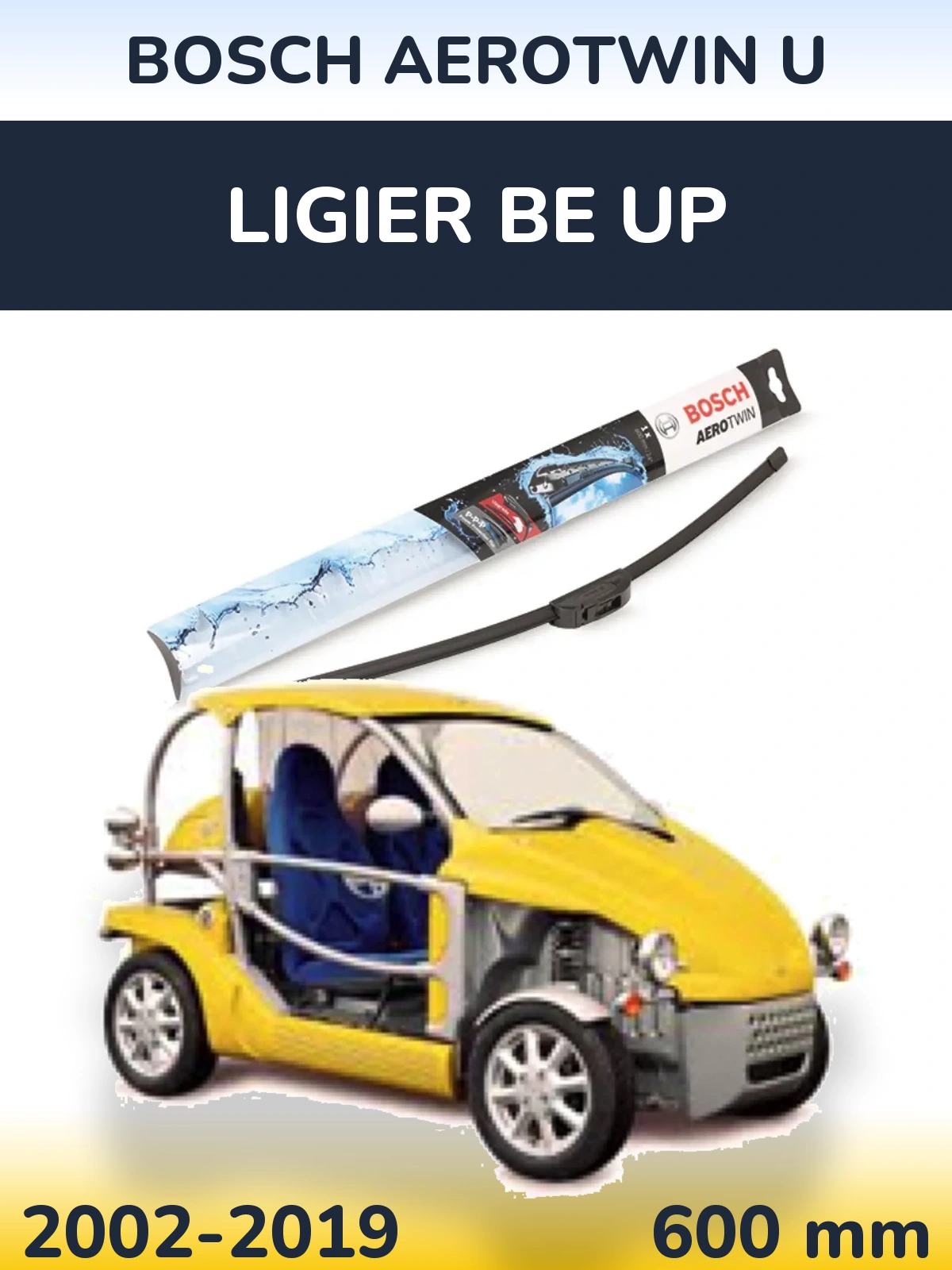 Ștergătoare BOSCH AeroTwin U pentru Ligier Be Up