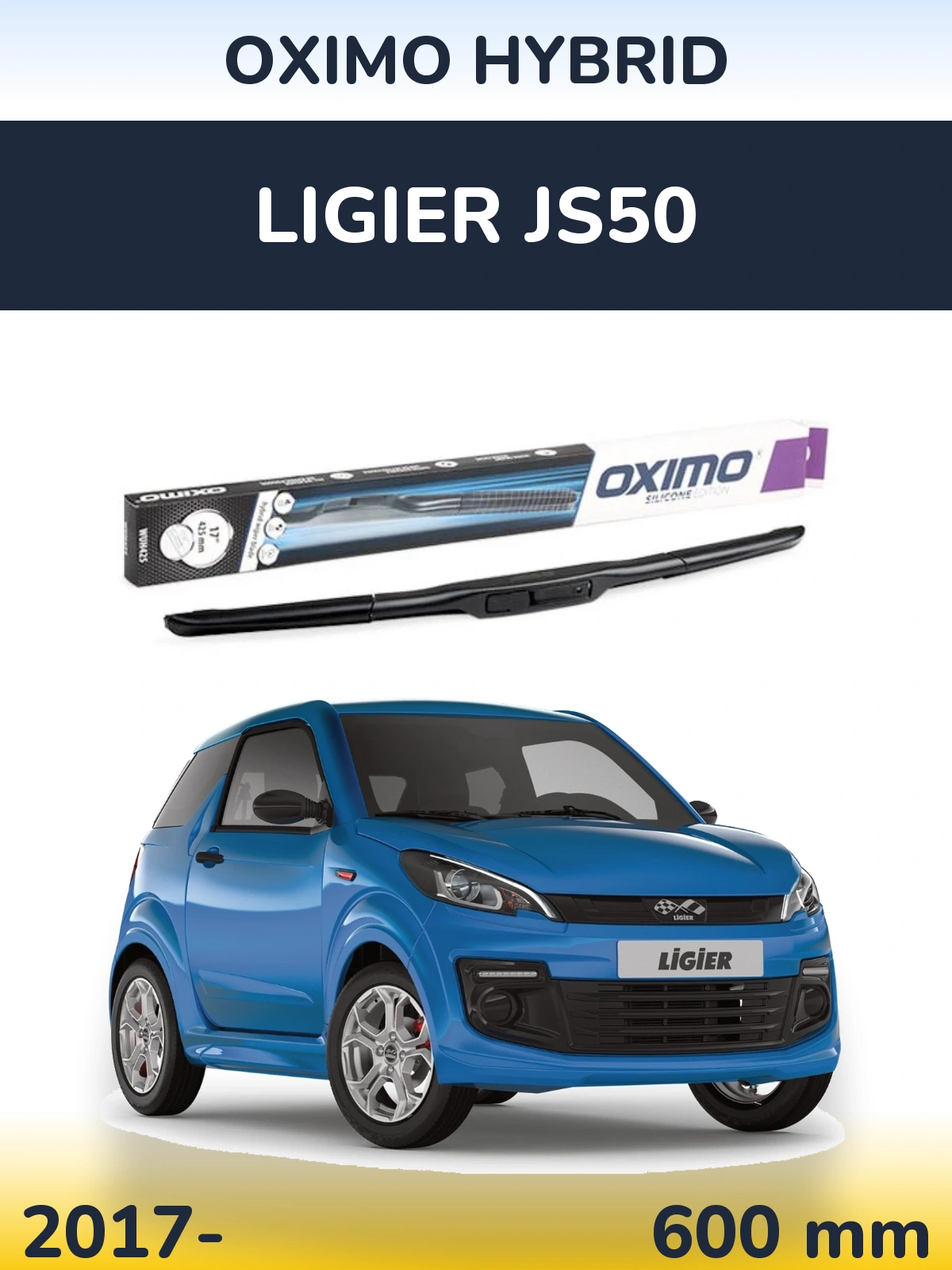 Ștergătoare Oximo Hybrid pentru Ligier JS50