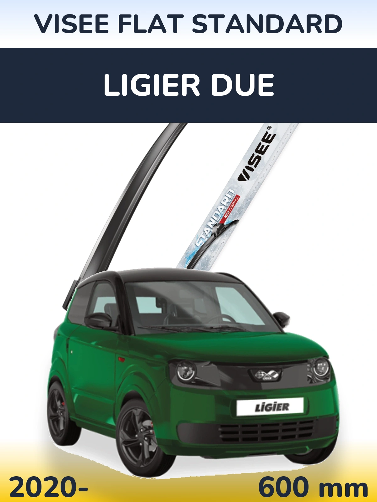 Ștergătoare VISEE FLAT STANDARD pentru Ligier Due