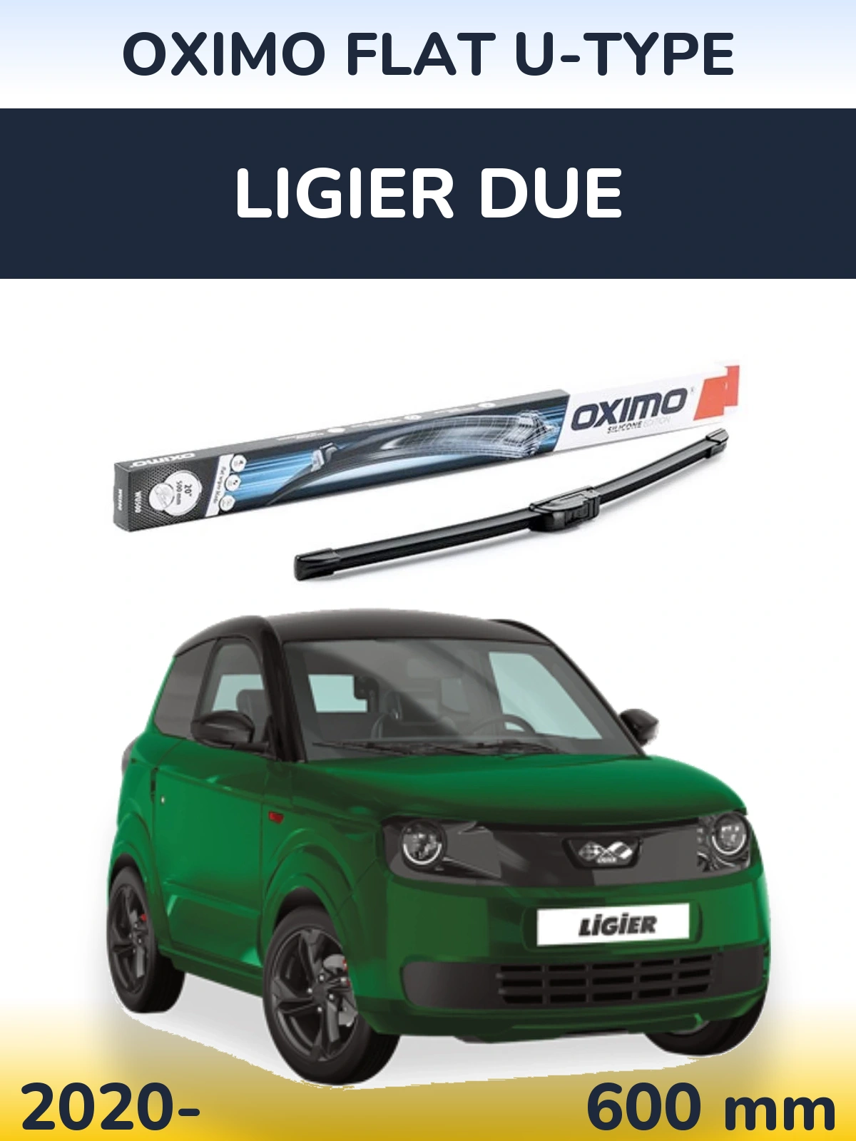 Ștergătoare Oximo Flat U-type pentru Ligier Due