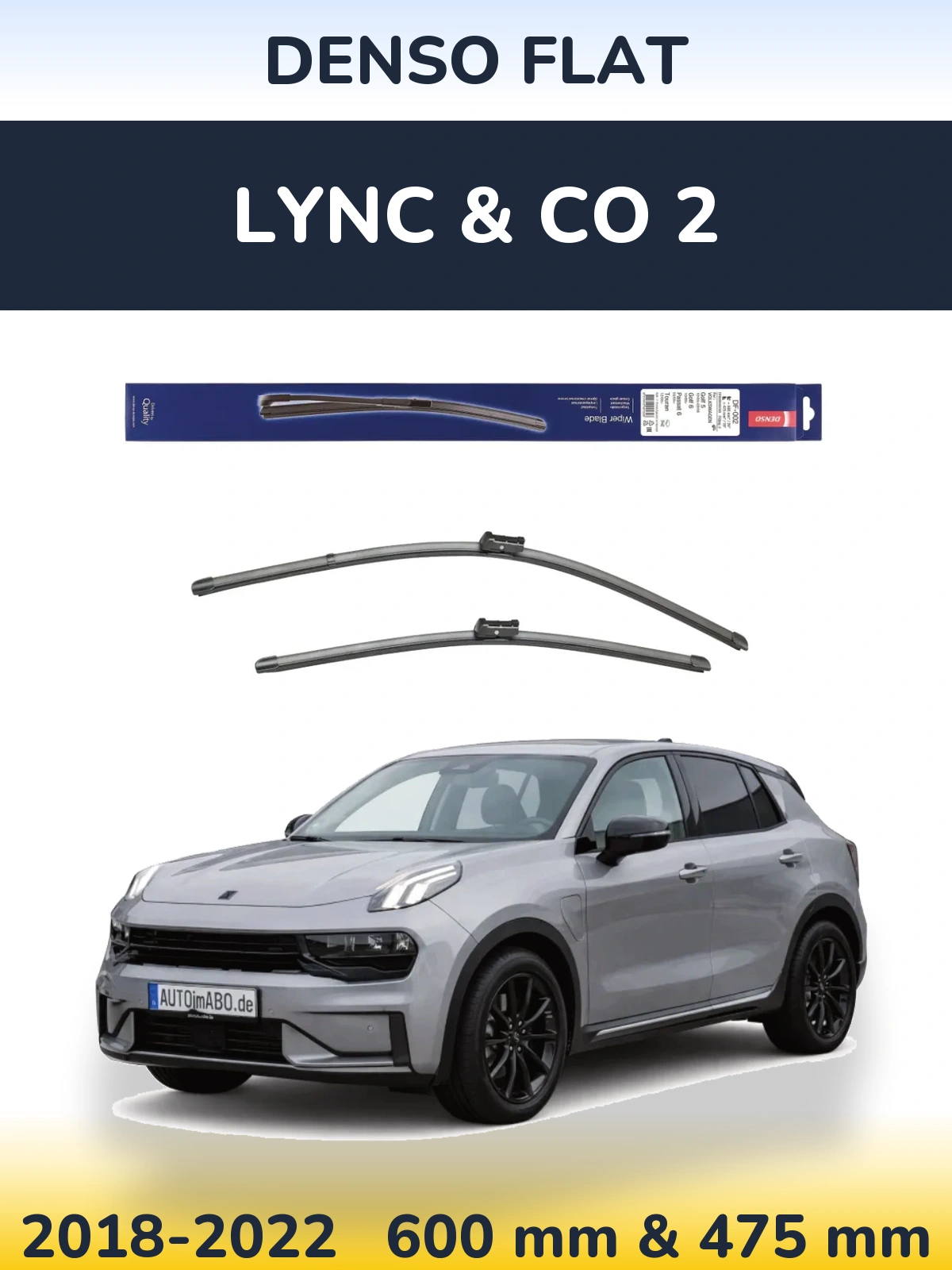 Ștergătoare Denso Flat pentru Lync & Co 2