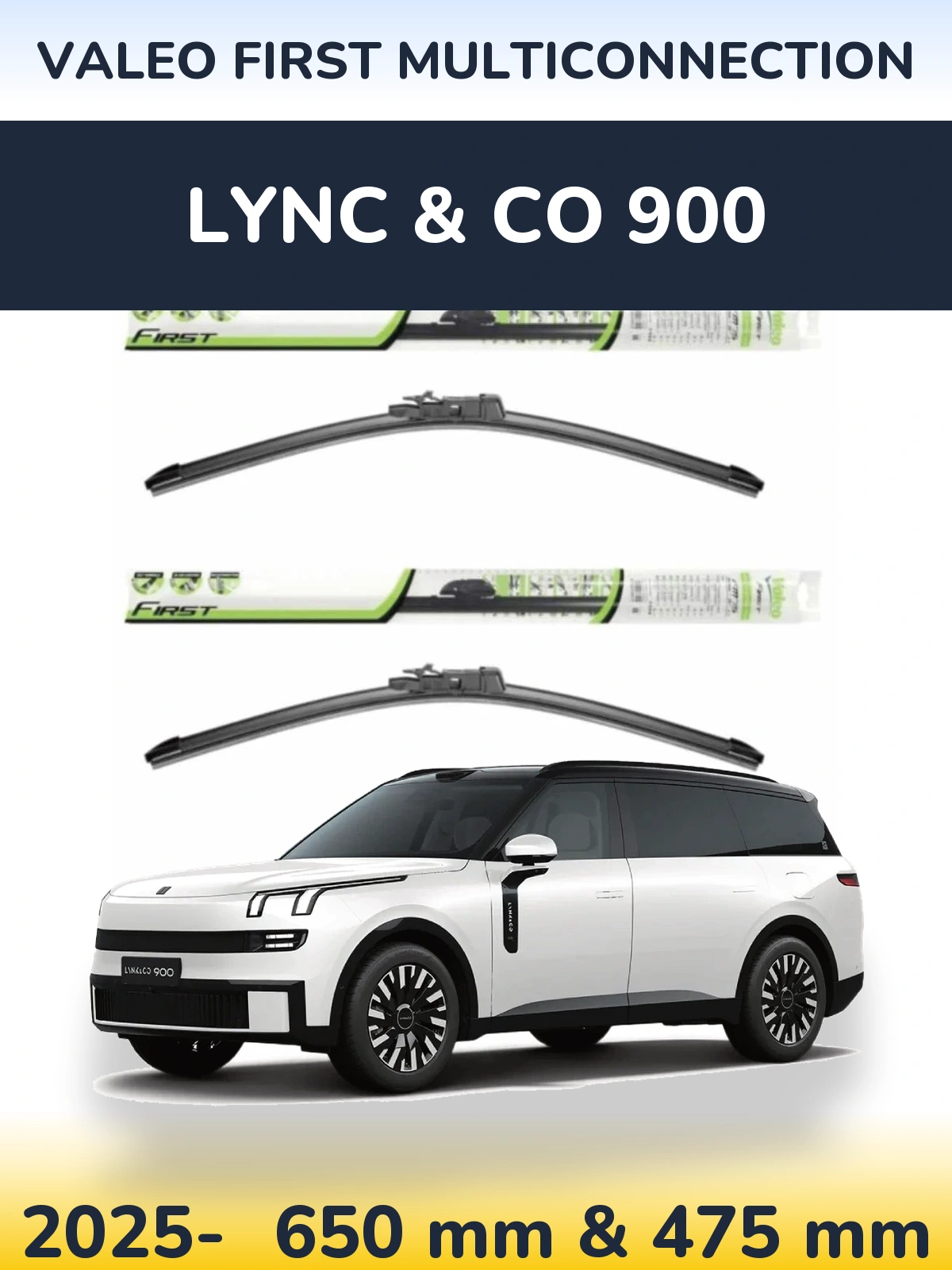 Ștergătoare Valeo First MultiConnection pentru Lync & Co 900