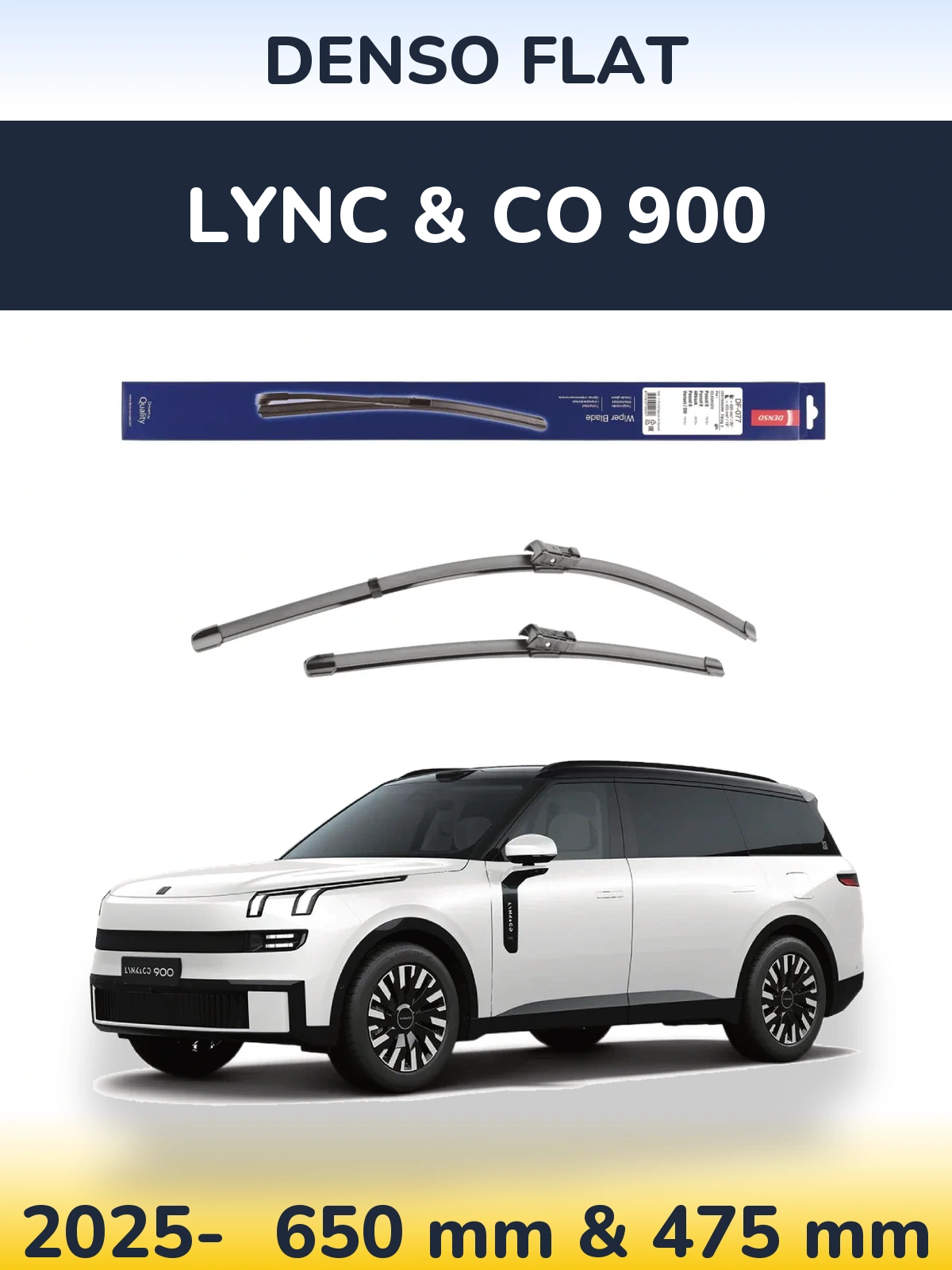 Ștergătoare Denso Flat pentru Lync & Co 900