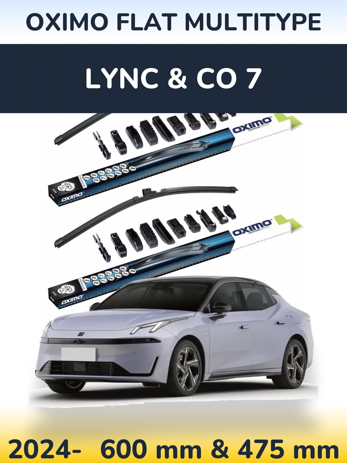Ștergătoare Oximo Flat MultiTipe pentru Lync & Co 7