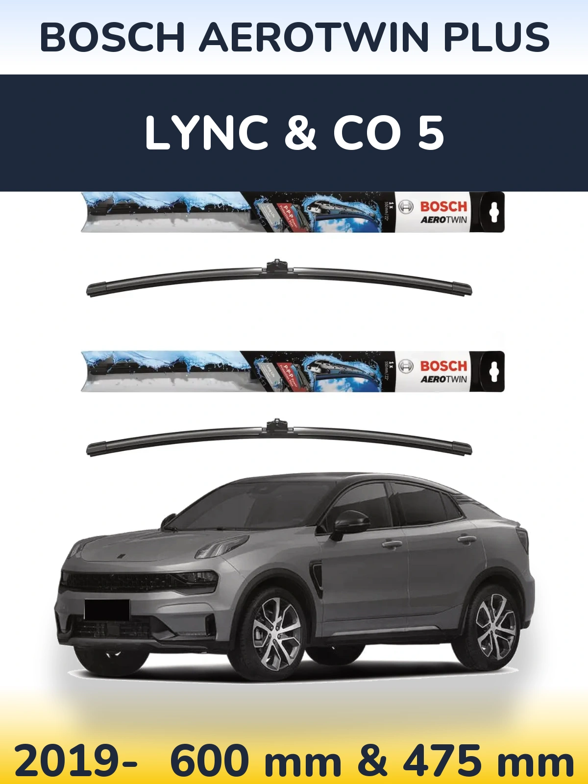 Ștergătoare BOSCH AeroTwin Plus pentru Lync & Co 5