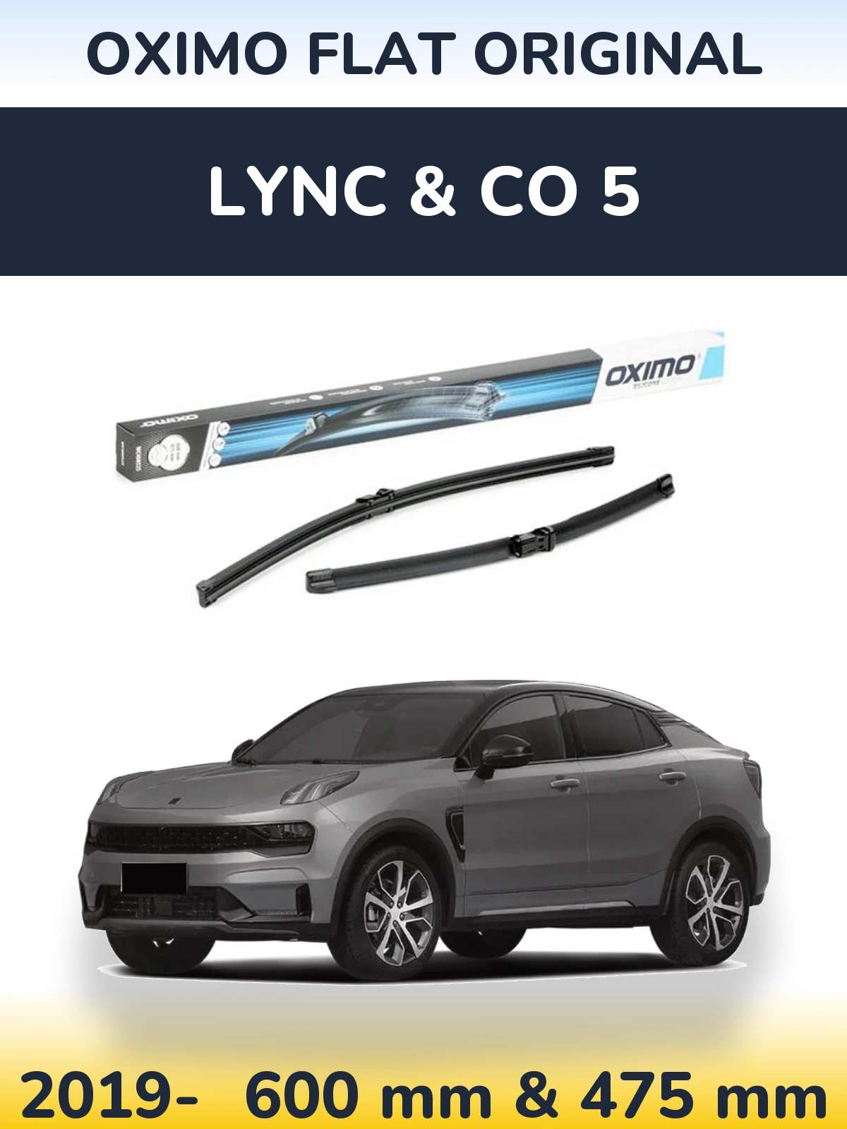 Ștergătoare Oximo Flat Original pentru Lync & Co 5