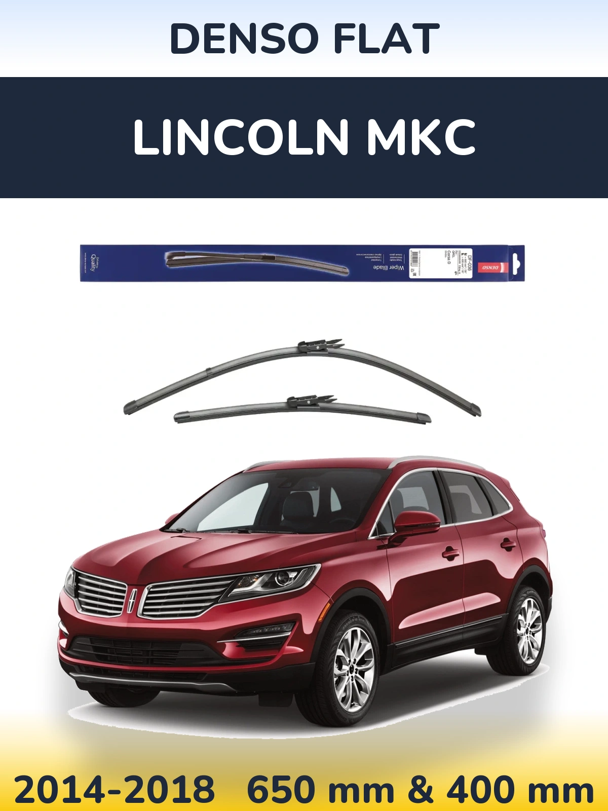 Ștergătoare Denso Flat pentru Lincoln MKC