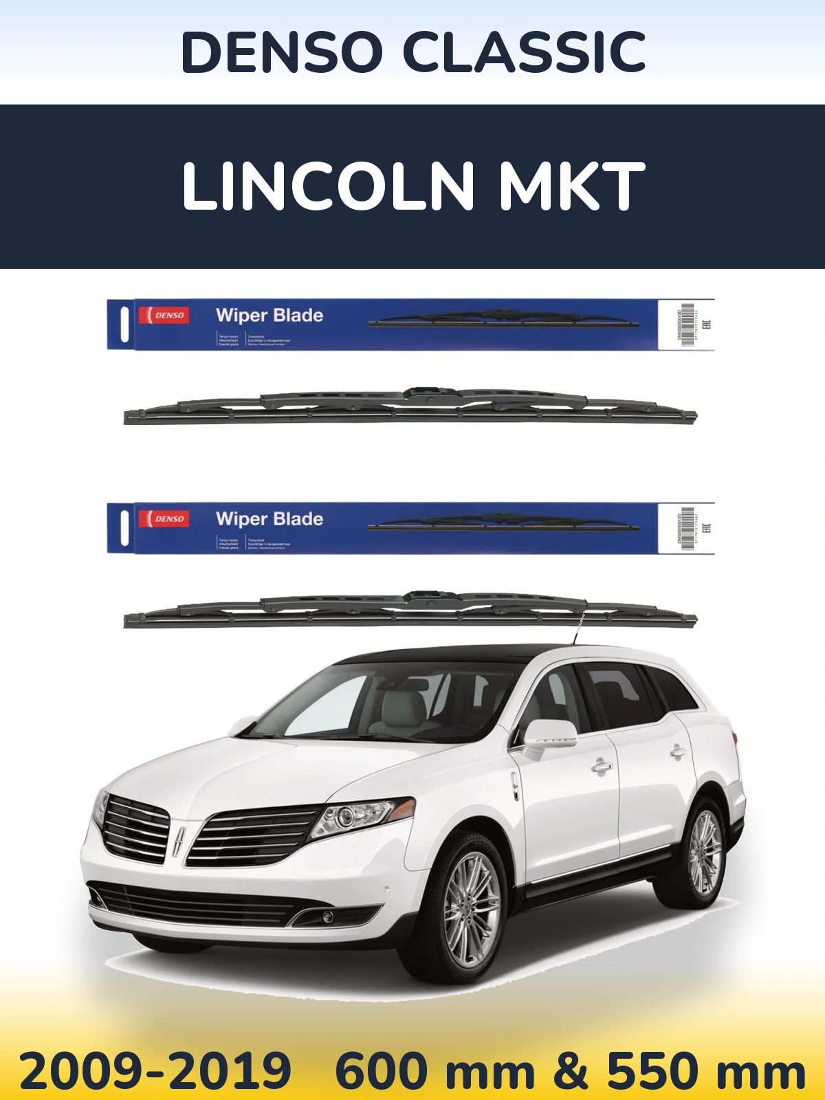 Ștergătoare Denso Classic pentru Lincoln MKT