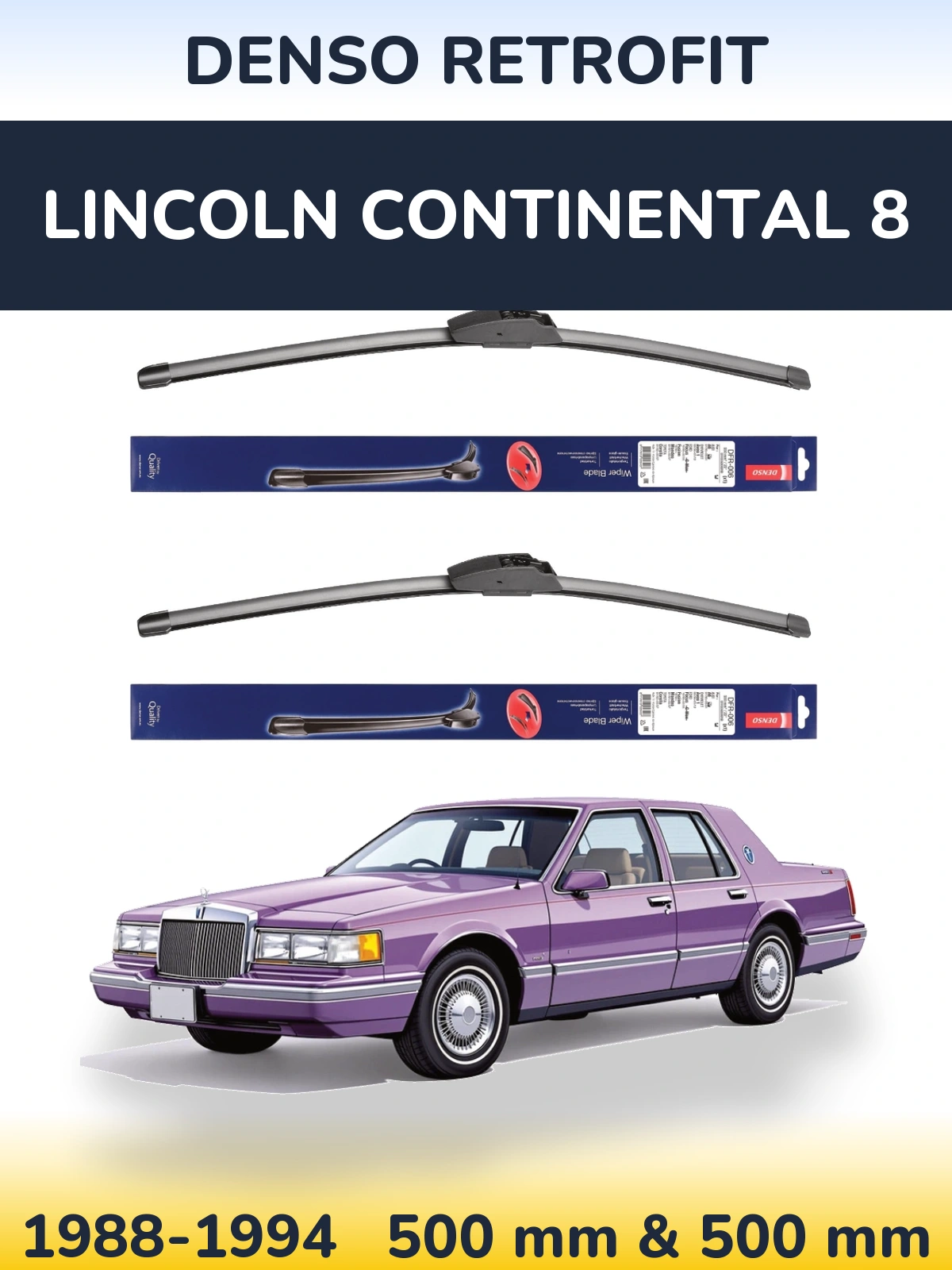Ștergătoare Denso Retrofit pentru Lincoln Continental 8