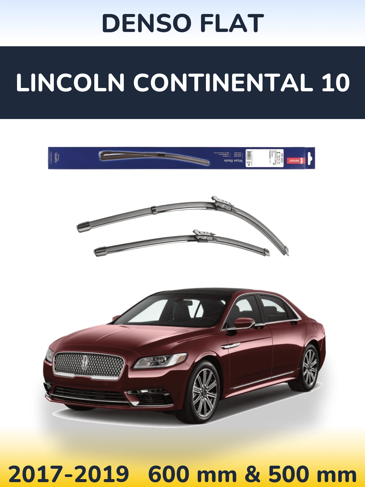 Ștergătoare Denso Flat pentru Lincoln Continental 10