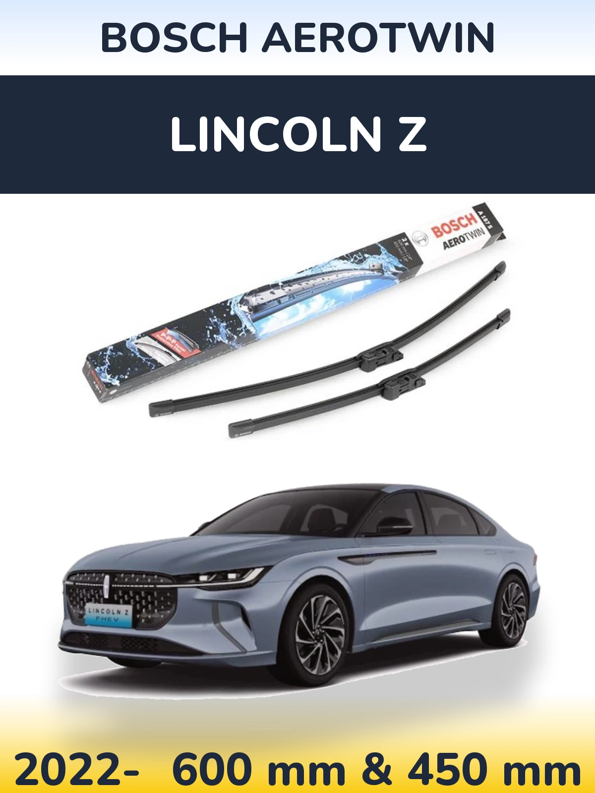 Ștergătoare BOSCH AeroTwin pentru Lincoln Z