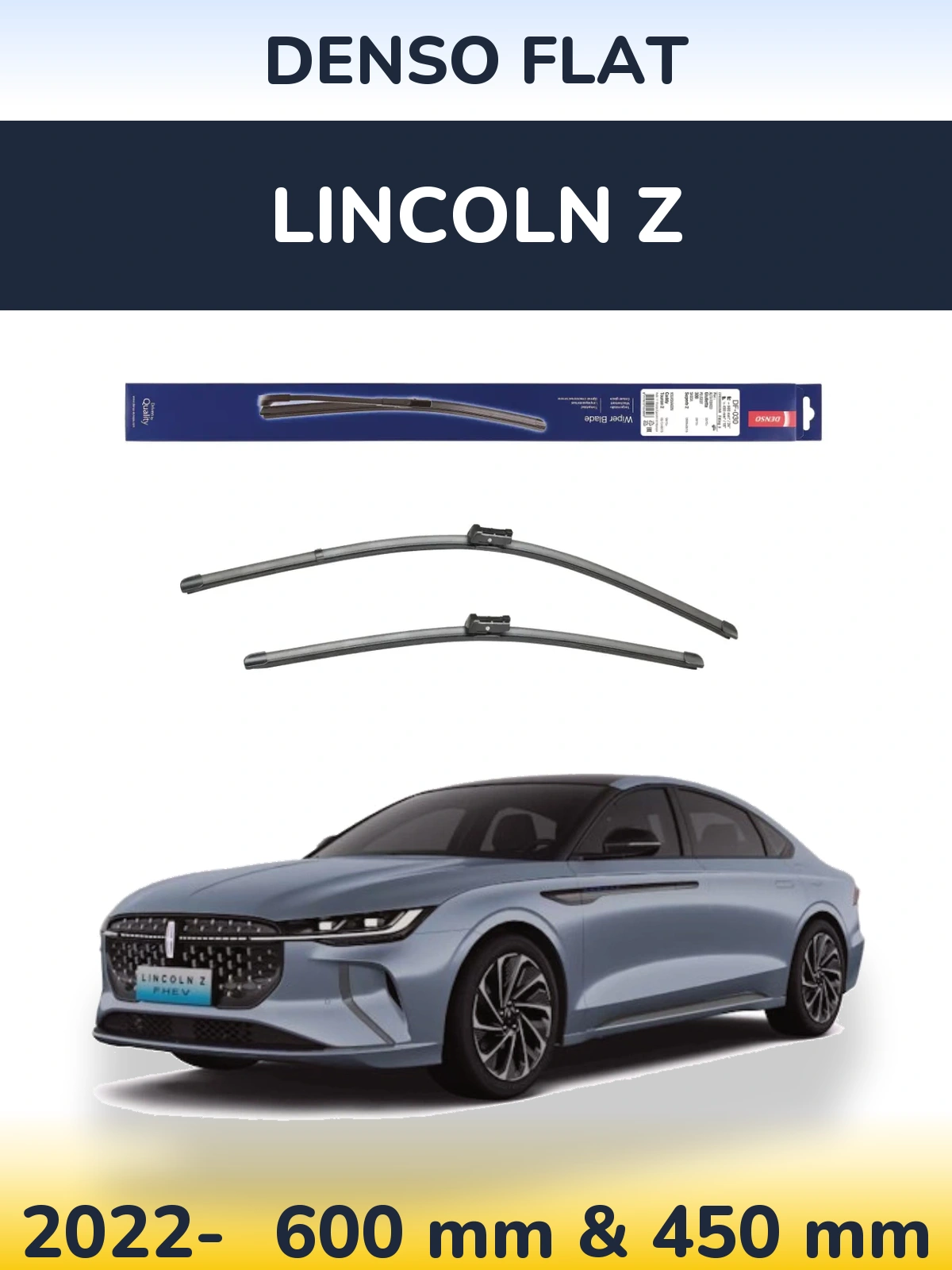 Ștergătoare Denso Flat pentru Lincoln Z