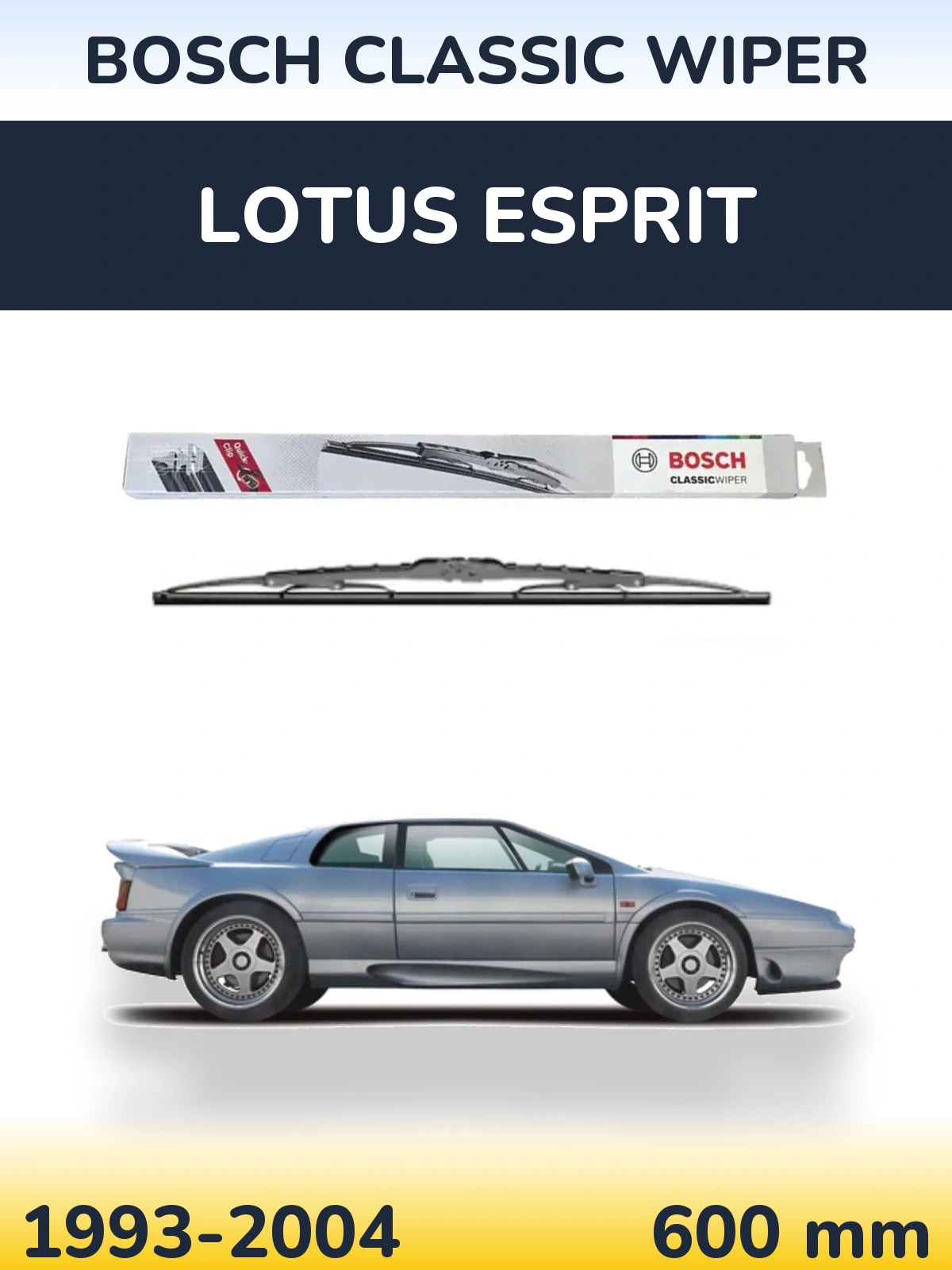 Ștergătoare BOSCH Classic Wiper pentru Lotus Esprit