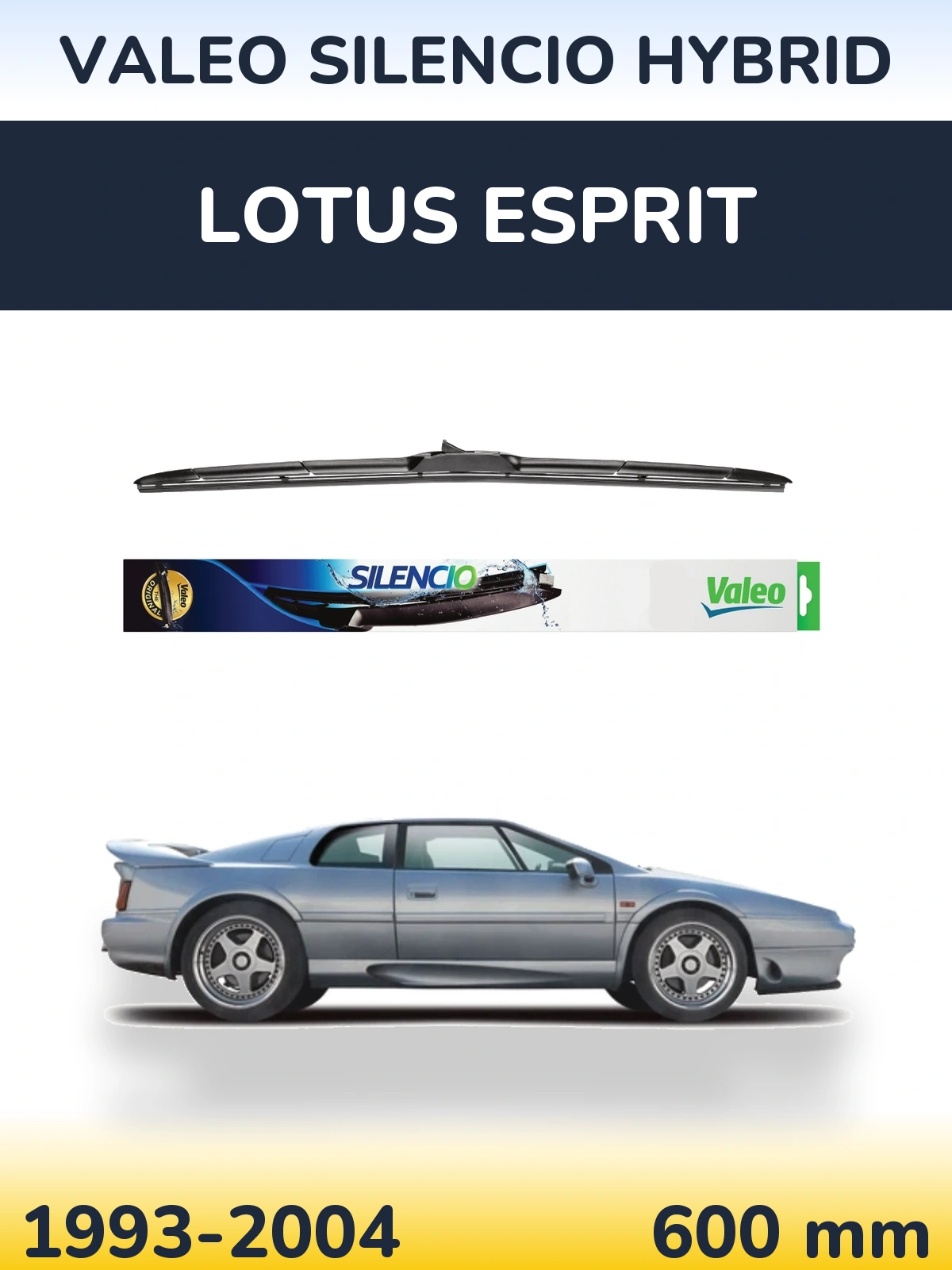 Ștergătoare Valeo Silencio Hybrid pentru Lotus Esprit