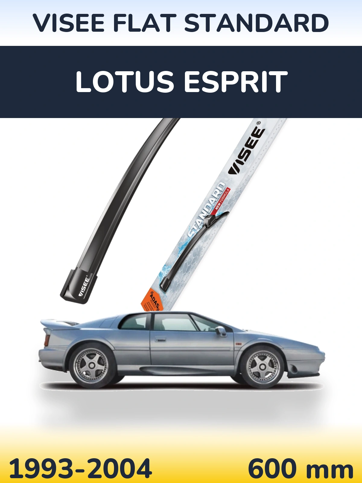 Ștergătoare VISEE FLAT STANDARD pentru Lotus Esprit