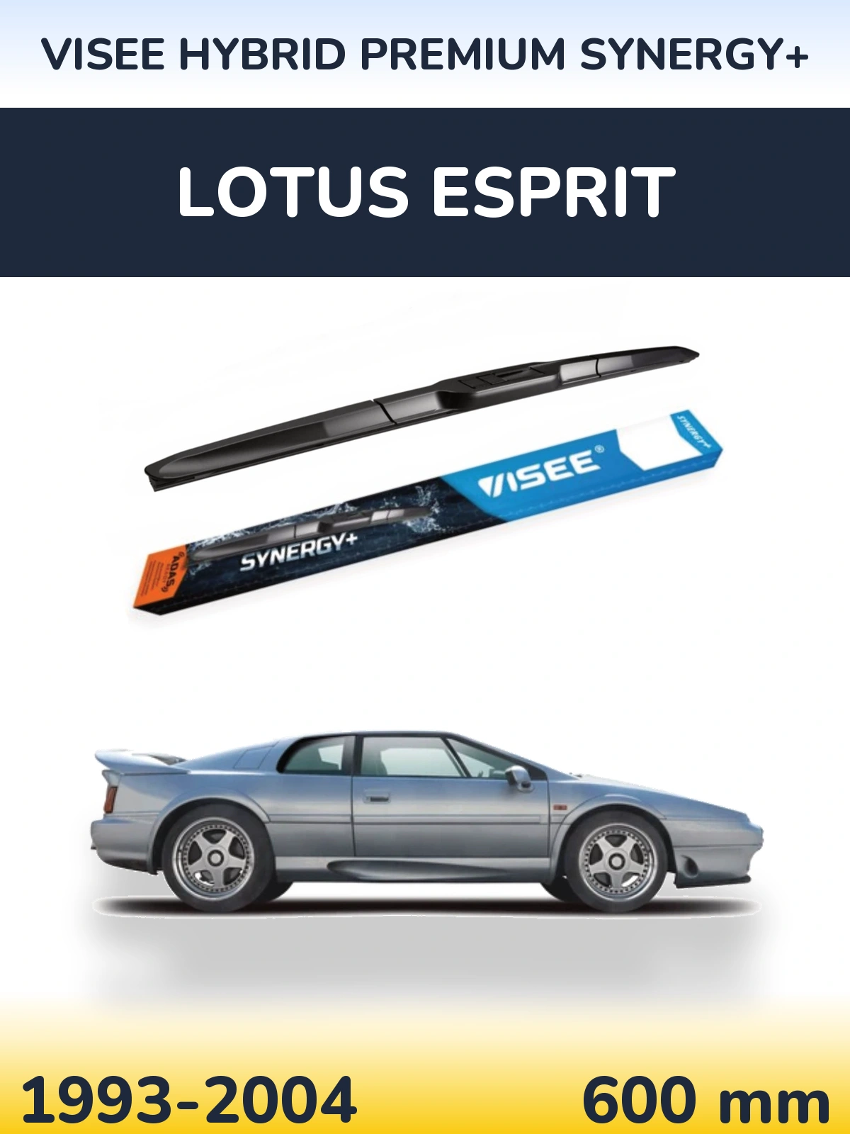 Ștergătoare VISEE HYBRID PREMIUM SYNERGY+ pentru Lotus Esprit