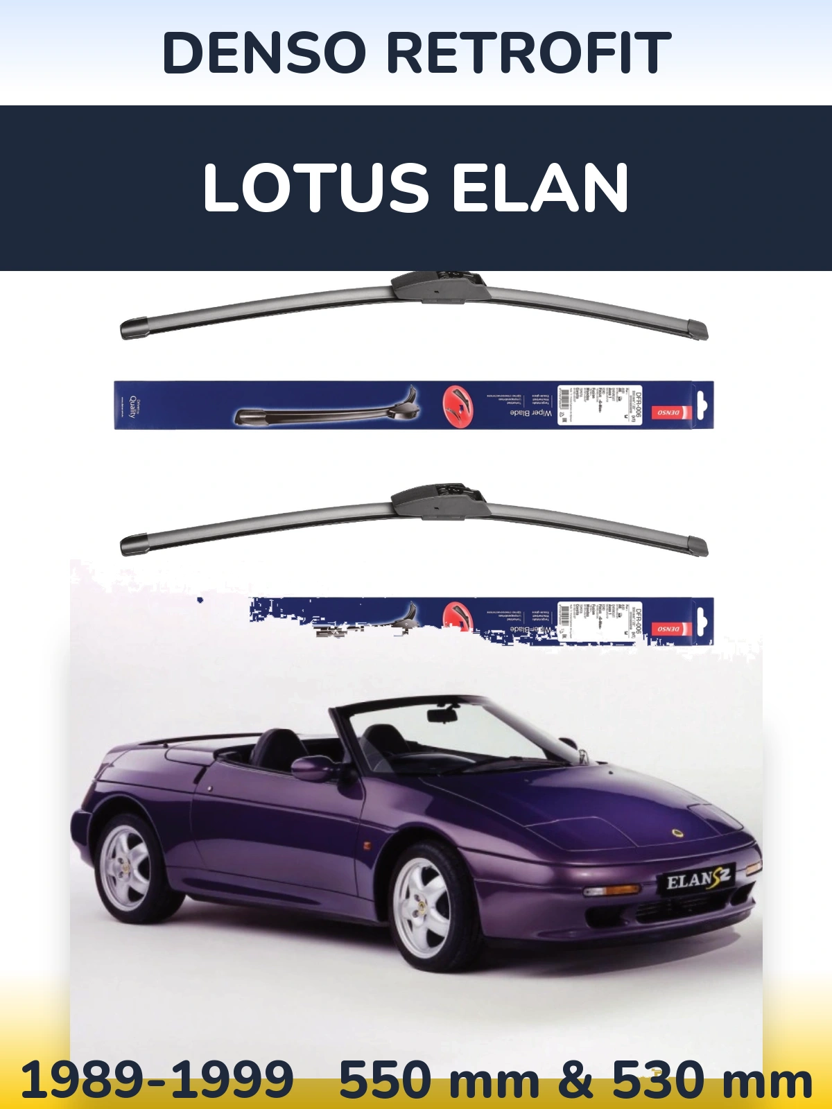 Ștergătoare Denso Retrofit pentru Lotus Elan