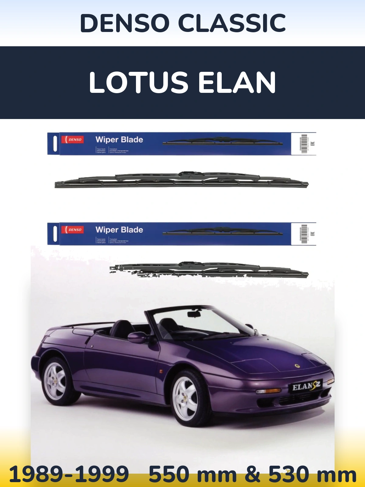 Ștergătoare Denso Classic pentru Lotus Elan