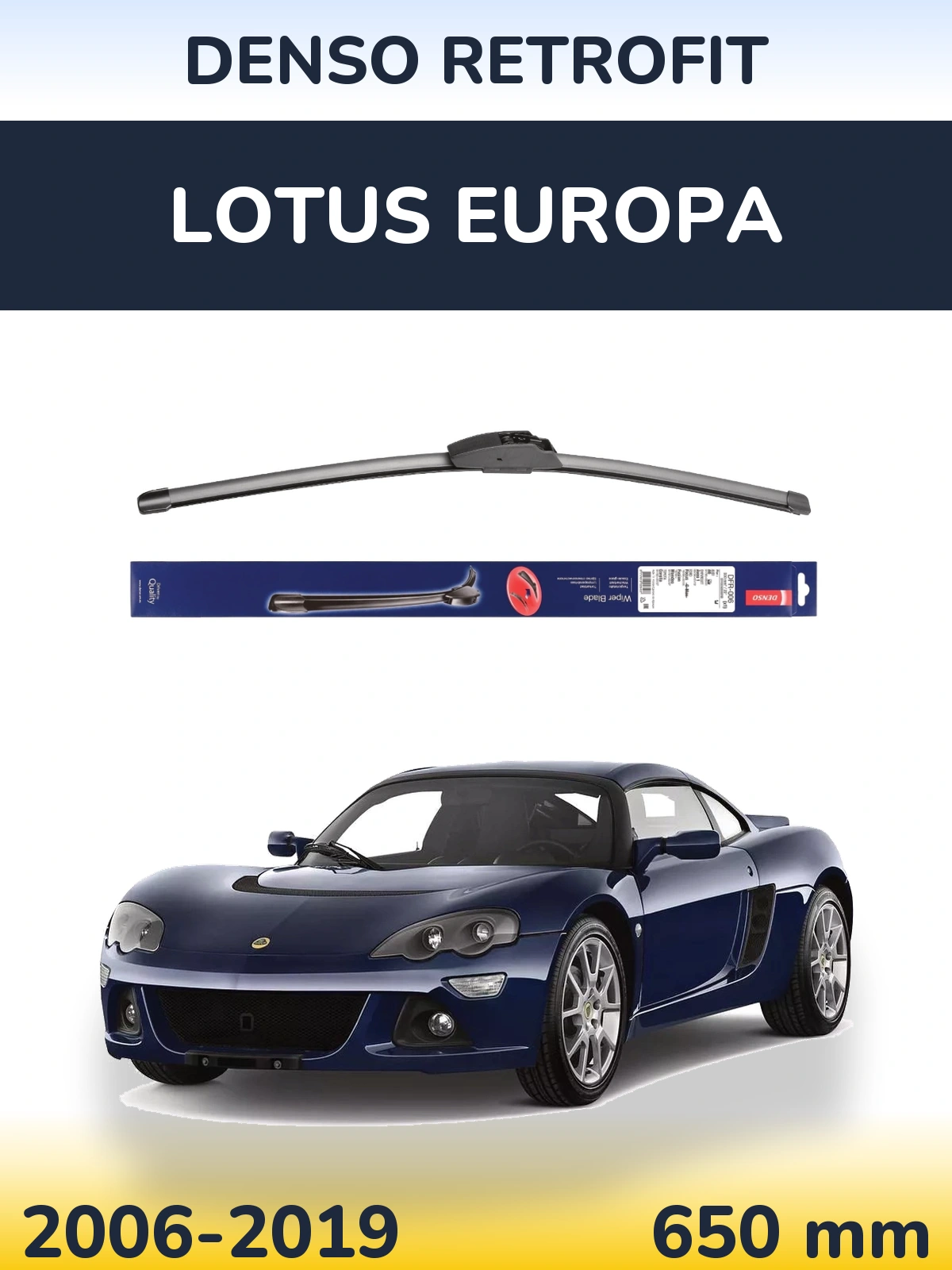 Ștergătoare Denso Retrofit pentru Lotus Europa