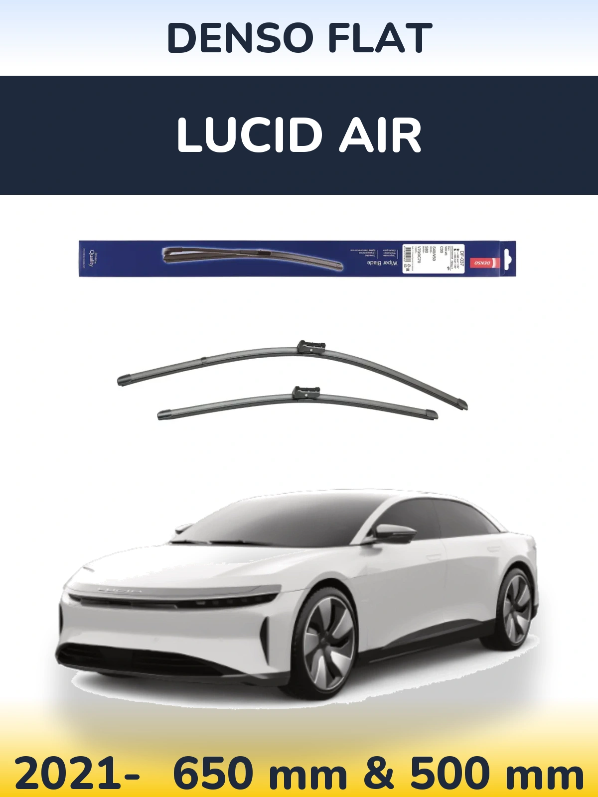 Ștergătoare Denso Flat pentru Lucid Air