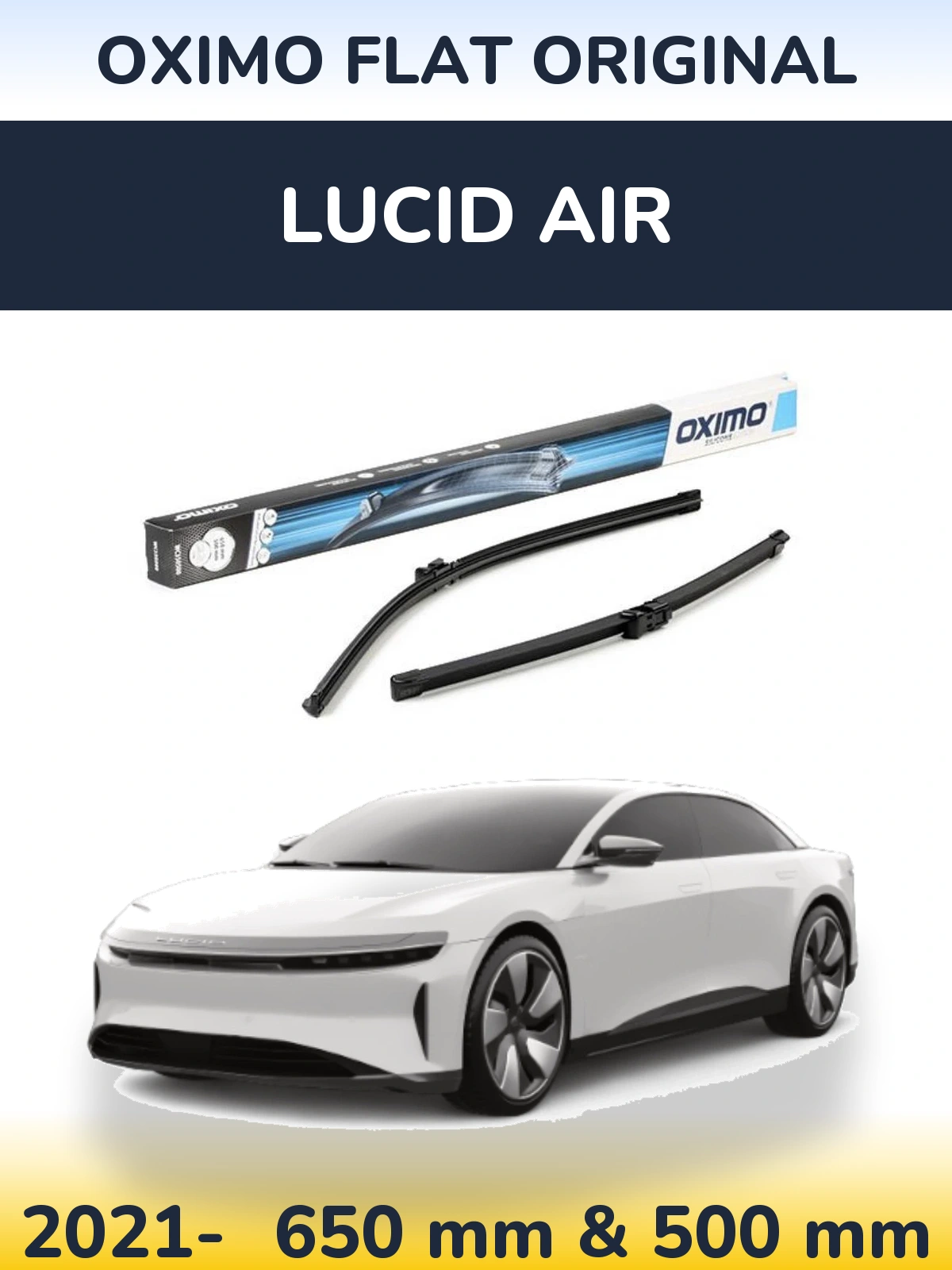 Ștergătoare Oximo Flat Original pentru Lucid Air