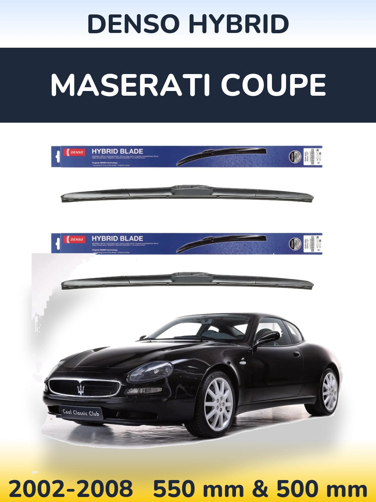Ștergătoare Denso Hybrid pentru Maserati Coupe