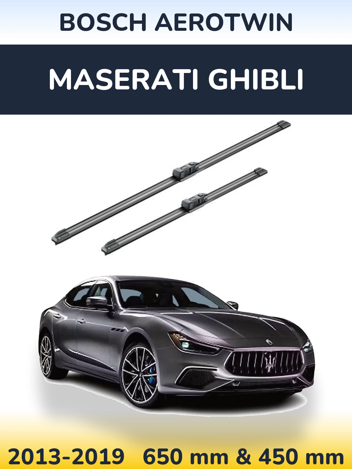 Ștergătoare BOSCH AeroTwin pentru Maserati Ghibli