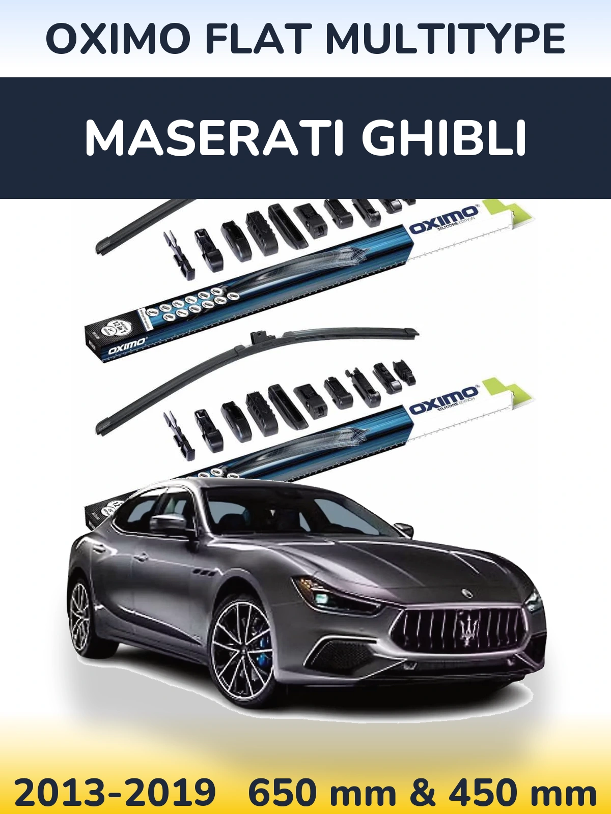 Ștergătoare Oximo Flat MultiTipe pentru Maserati Ghibli