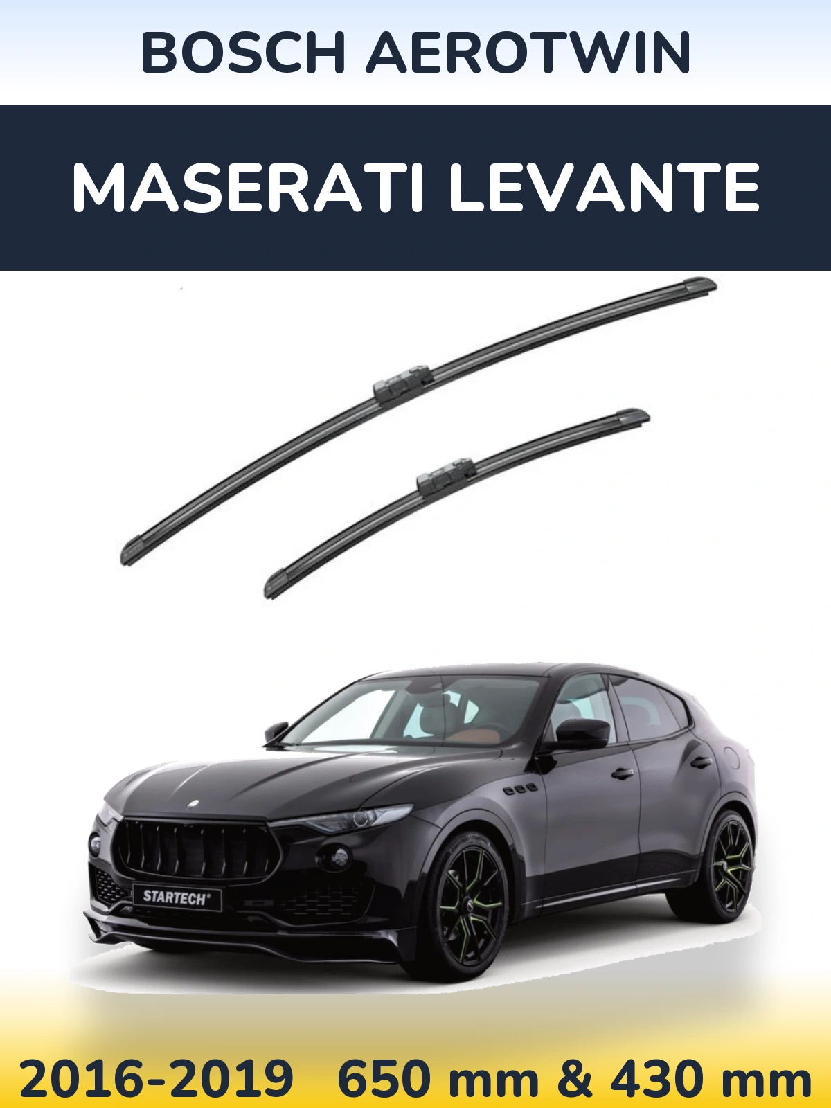 Ștergătoare BOSCH AeroTwin pentru Maserati Levante