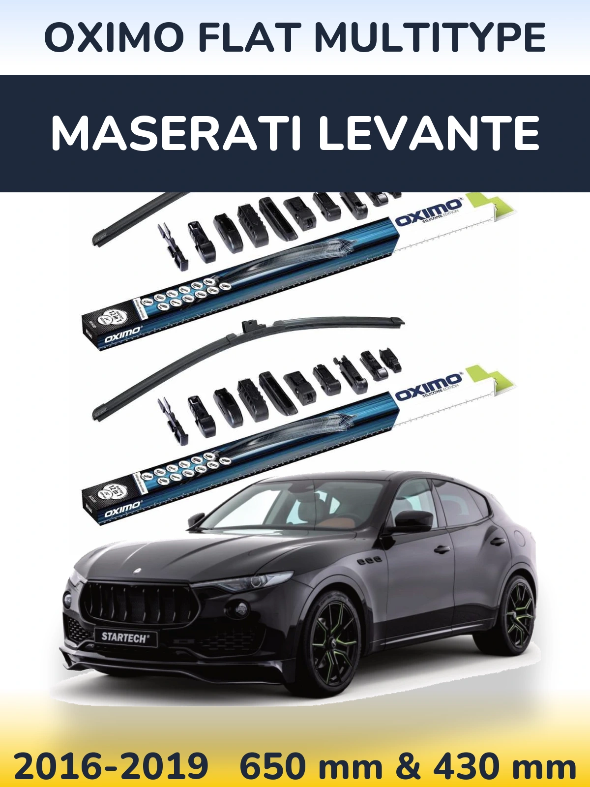 Ștergătoare Oximo Flat MultiTipe pentru Maserati Levante