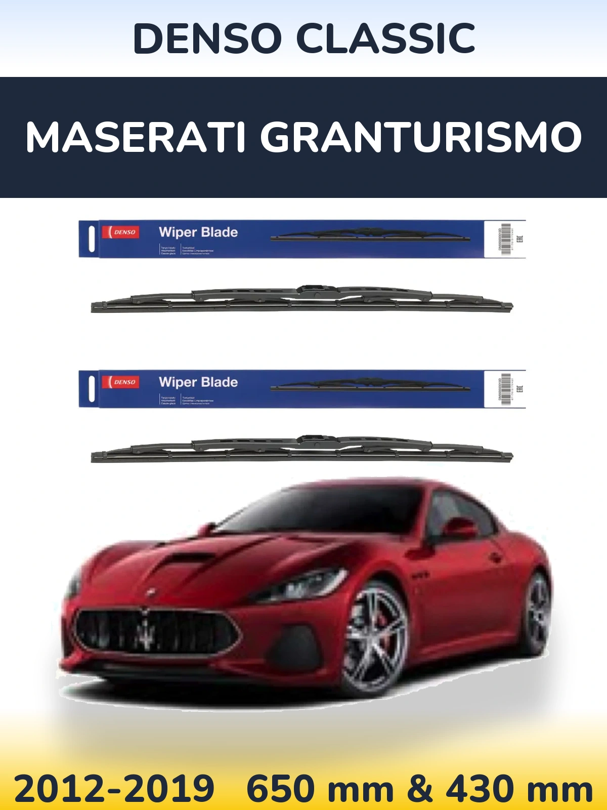 Ștergătoare Denso Classic pentru Maserati GranTurismo